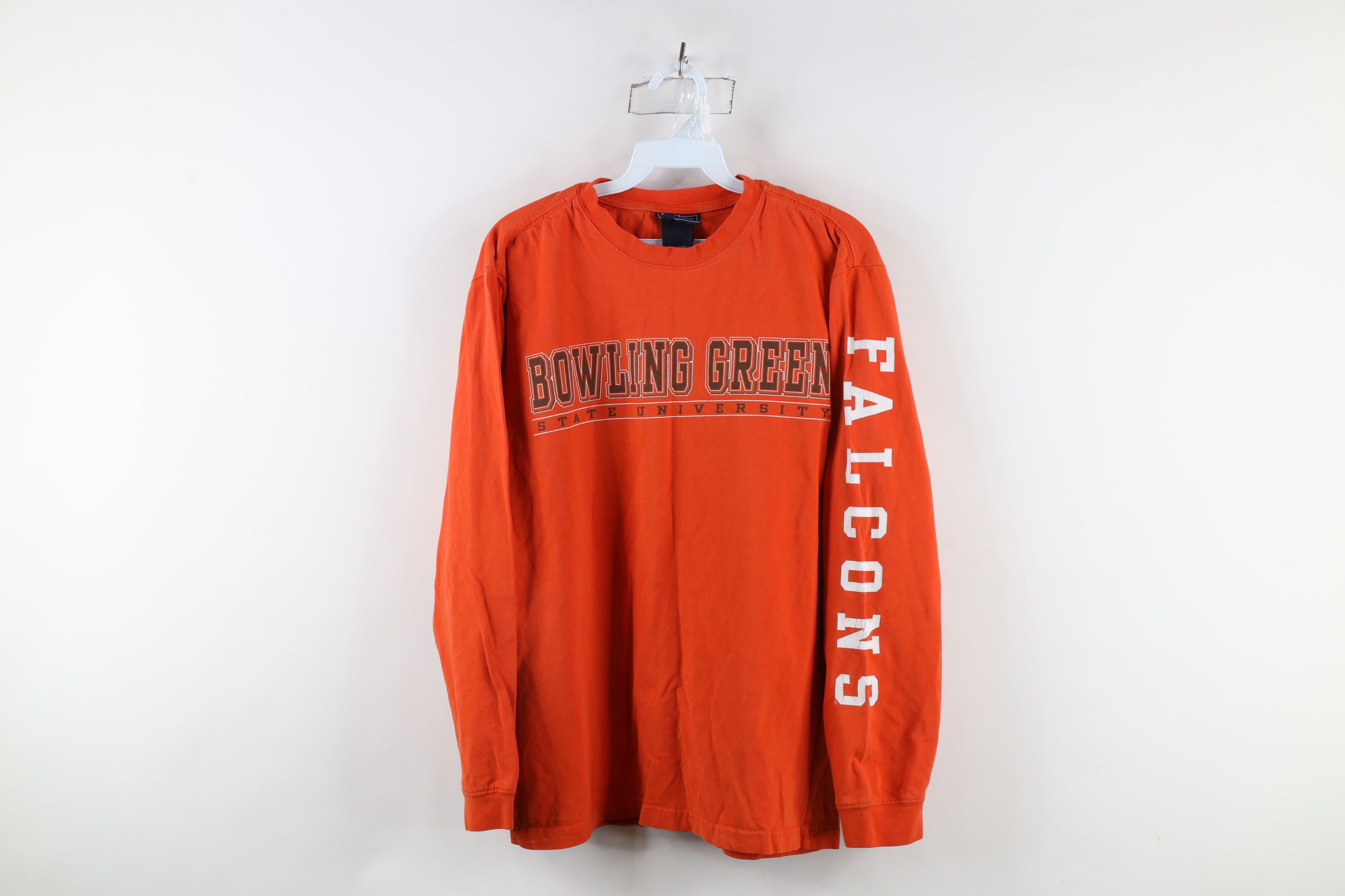 Vintage Vintage 90s Green State University Long Sleeve T-Shirt Size US S / EU 44-46 / 1 - 1 Thumbnail