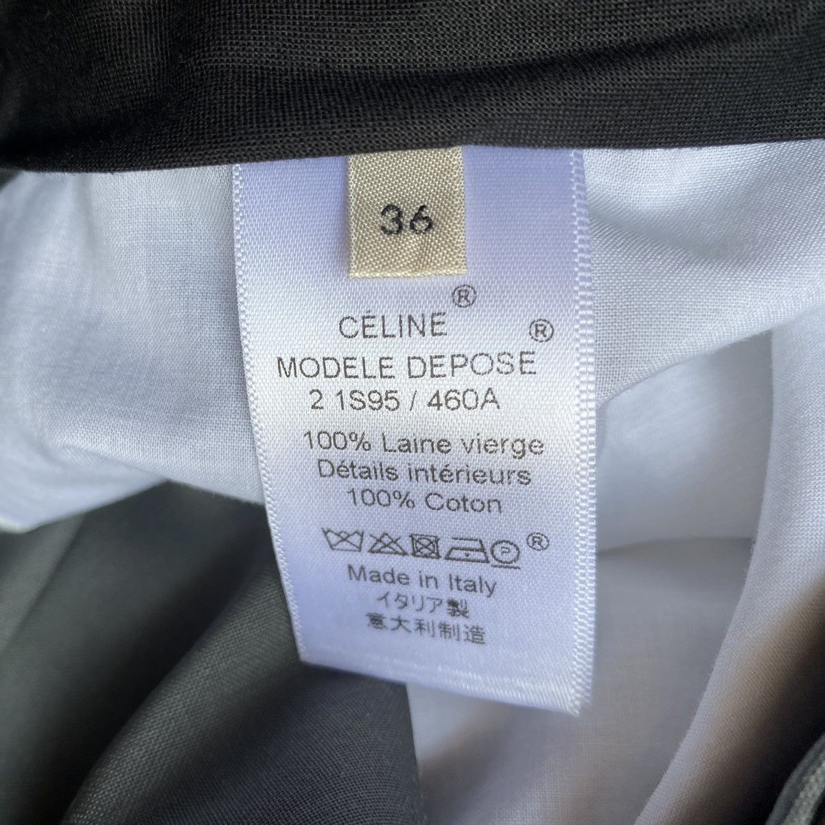 Celine × Phoebe Philo Celine By Phoebe Philo Pleated High Waist Trousers Size 26" / US 2 / IT 38 - 7 Thumbnail