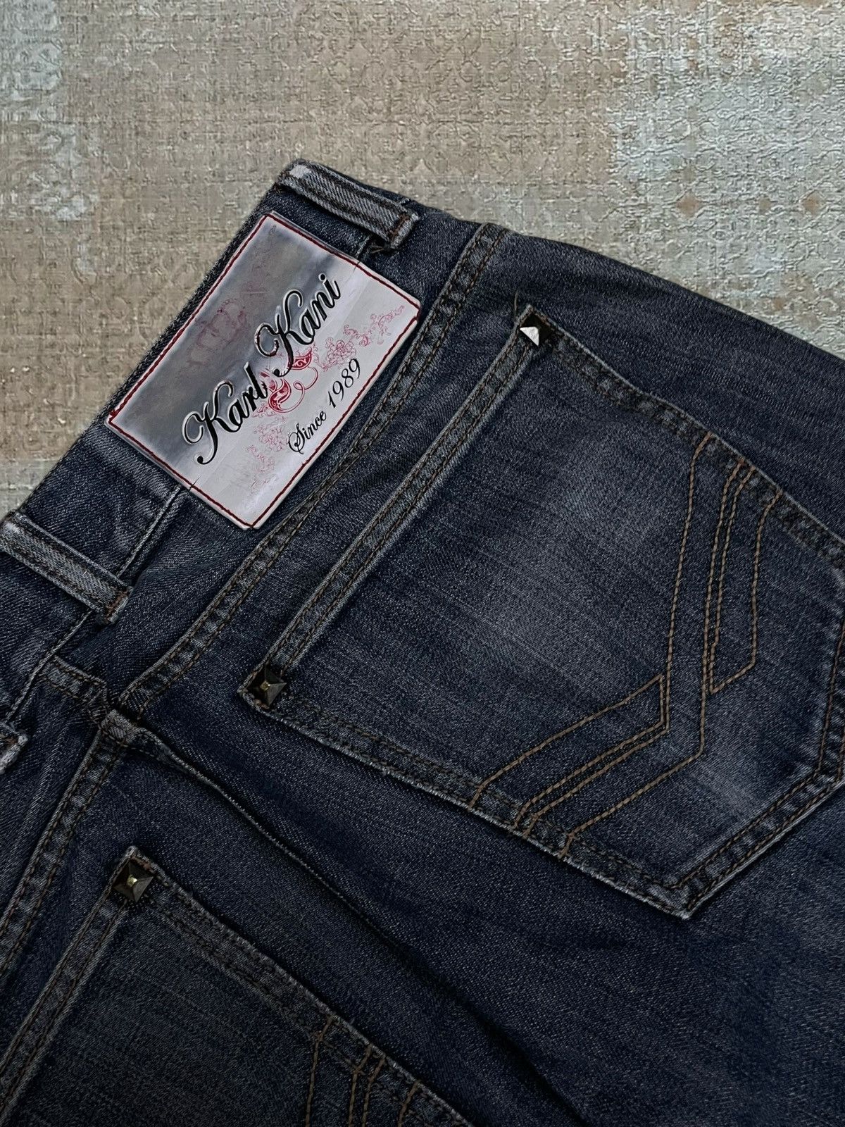 Karl Kani Vintage 1990s Designer Karl Kani Streetwear Style Denim Size US 33 - 14 Thumbnail