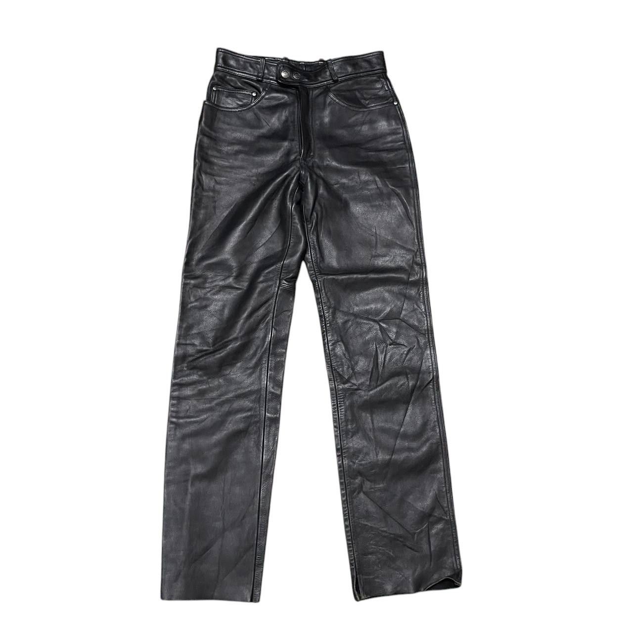 Harley Davidson Vintage Harley Davidson Motorcycle Leather Pants Size US 27 - 1 Thumbnail