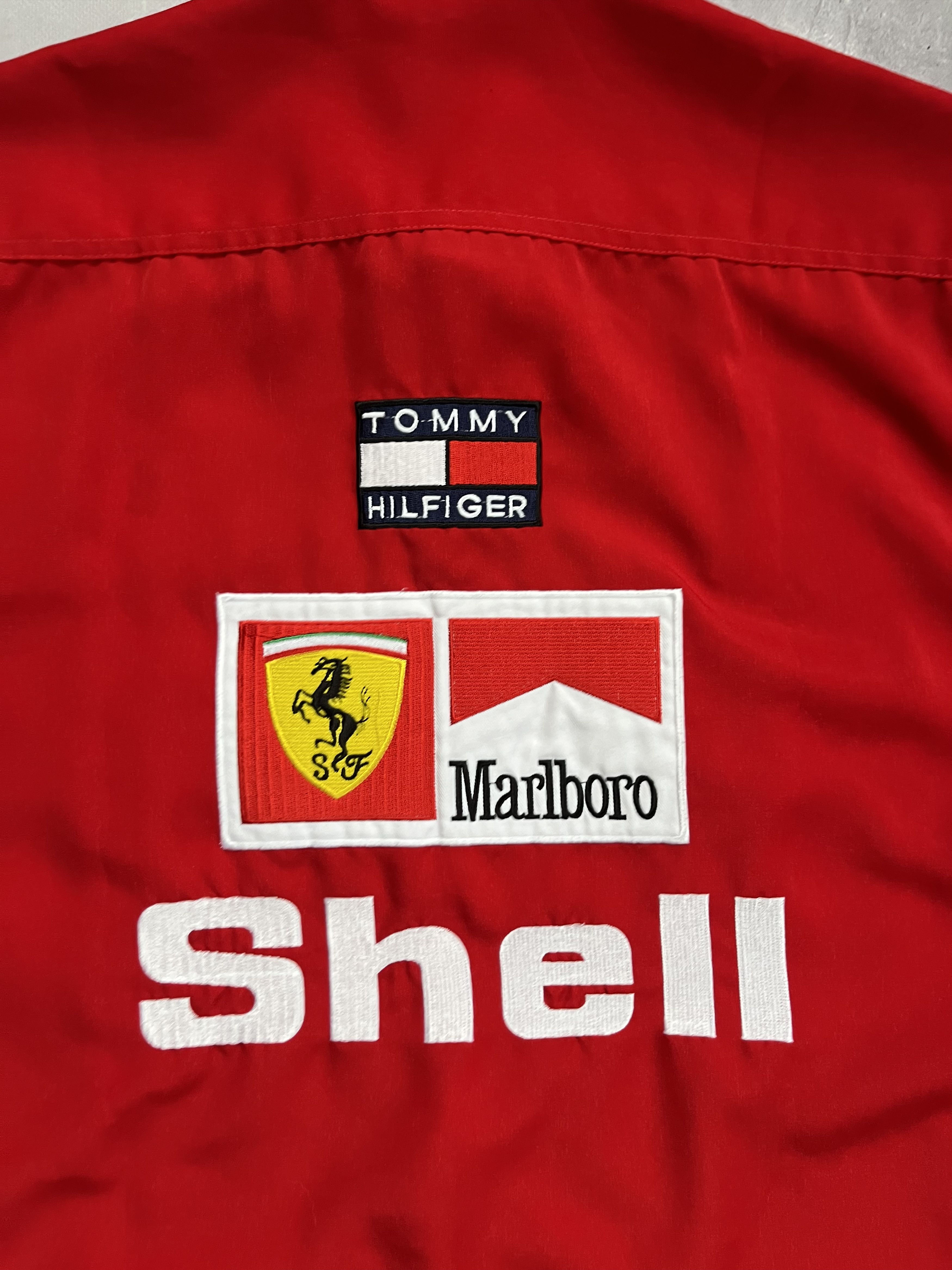 Ferrari Vintage Ferrari Marlboro Tommy Hilfiger Shirt Schumacher Size US L / EU 52-54 / 3 - 9 Thumbnail