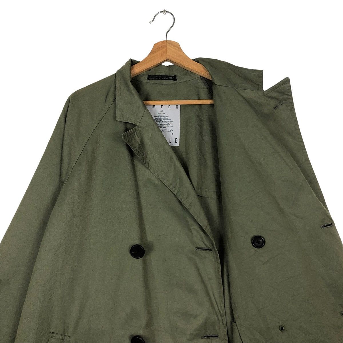 Yohji Yamamoto RICH GREEN FLY COATS LONG JACKET IMPER MEABLE YOHJI YAMAMOTO Size US M / EU 48-50 / 2 - 13 Thumbnail