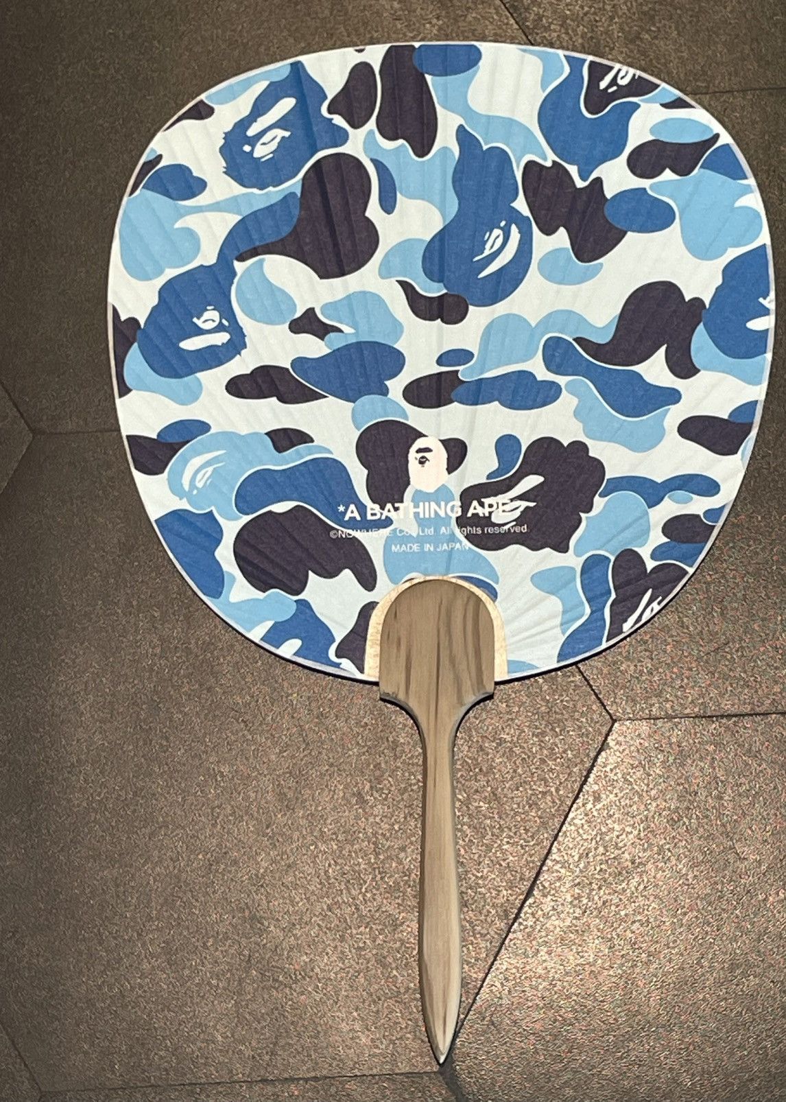 Bape BAPE ABC Camo Japanese Fan Blue Size ONE SIZE - 2 Thumbnail
