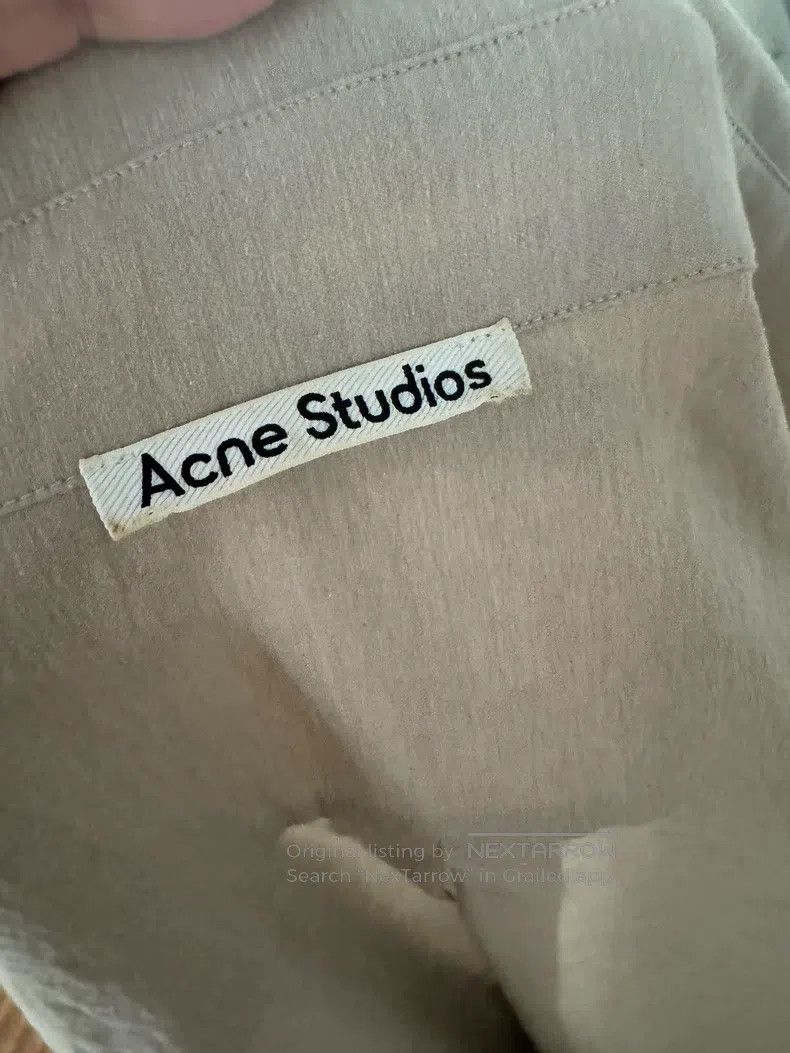Acne Studios Acne Studios A large-sized high-end grey shirt Size S / US 4 / IT 40 - 2 Thumbnail