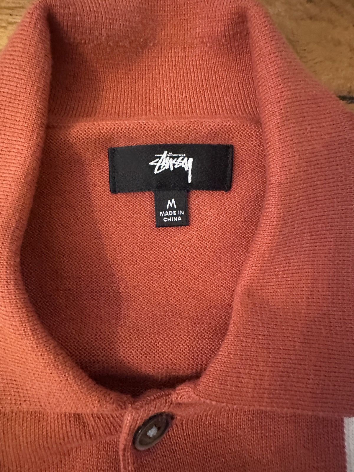 Stussy Stussy colorblock polo cardigan Size US M / EU 48-50 / 2 - 2 Thumbnail