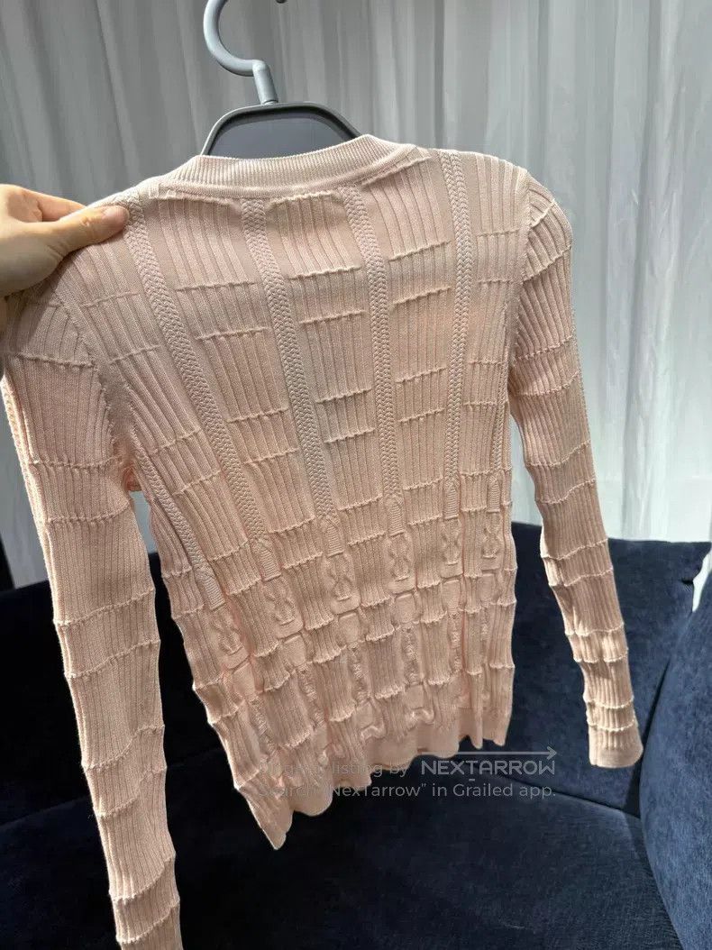 Hermes Hermes 25SS Silk Knit Long Sleeve - Silk Size XS / US 0-2 / IT 36-38 - 2 Thumbnail