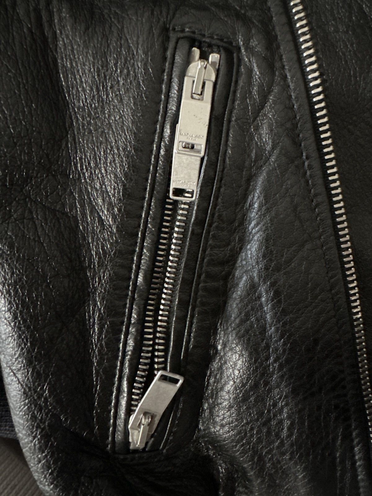 Saint Laurent Paris Sheep leather double riders jacket Size US XS / EU 42 / 0 - 4 Thumbnail