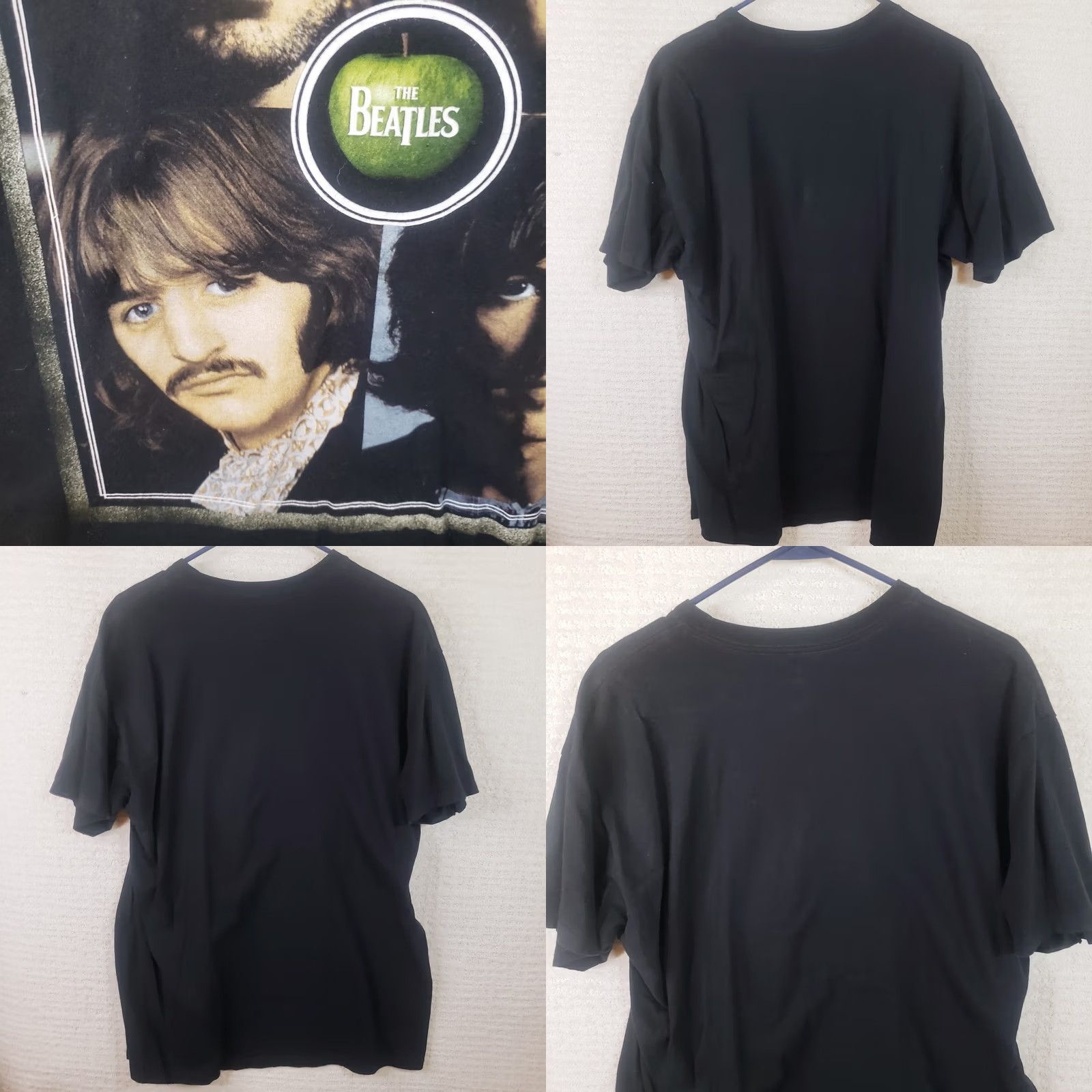 Vintage The Beatles Mens XL Black Shirt Graphic Print Crew Neck Size US XL / EU 56 / 4 - 8 Thumbnail