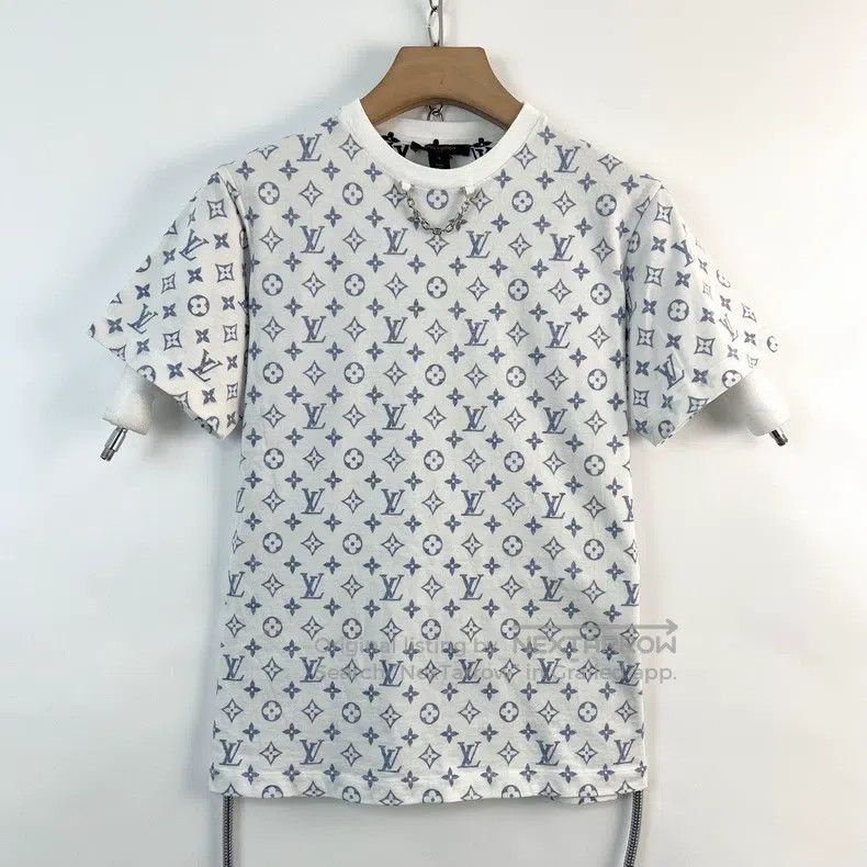 Louis Vuitton Louis Vuitton Old flower full print logo neckline chain sh Size US S / EU 44-46 / 1 - 1 Thumbnail