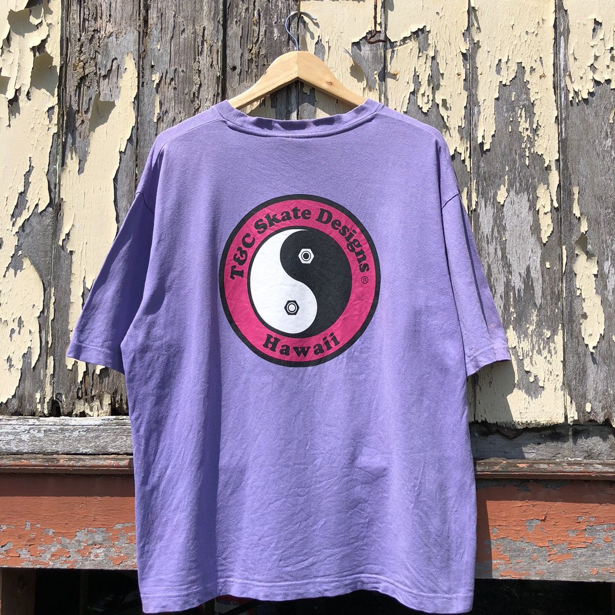 Vintage Vintage y2k Faded T&C Skate Designs Tshirt Size US L / EU 52-54 / 3 - 1 Thumbnail