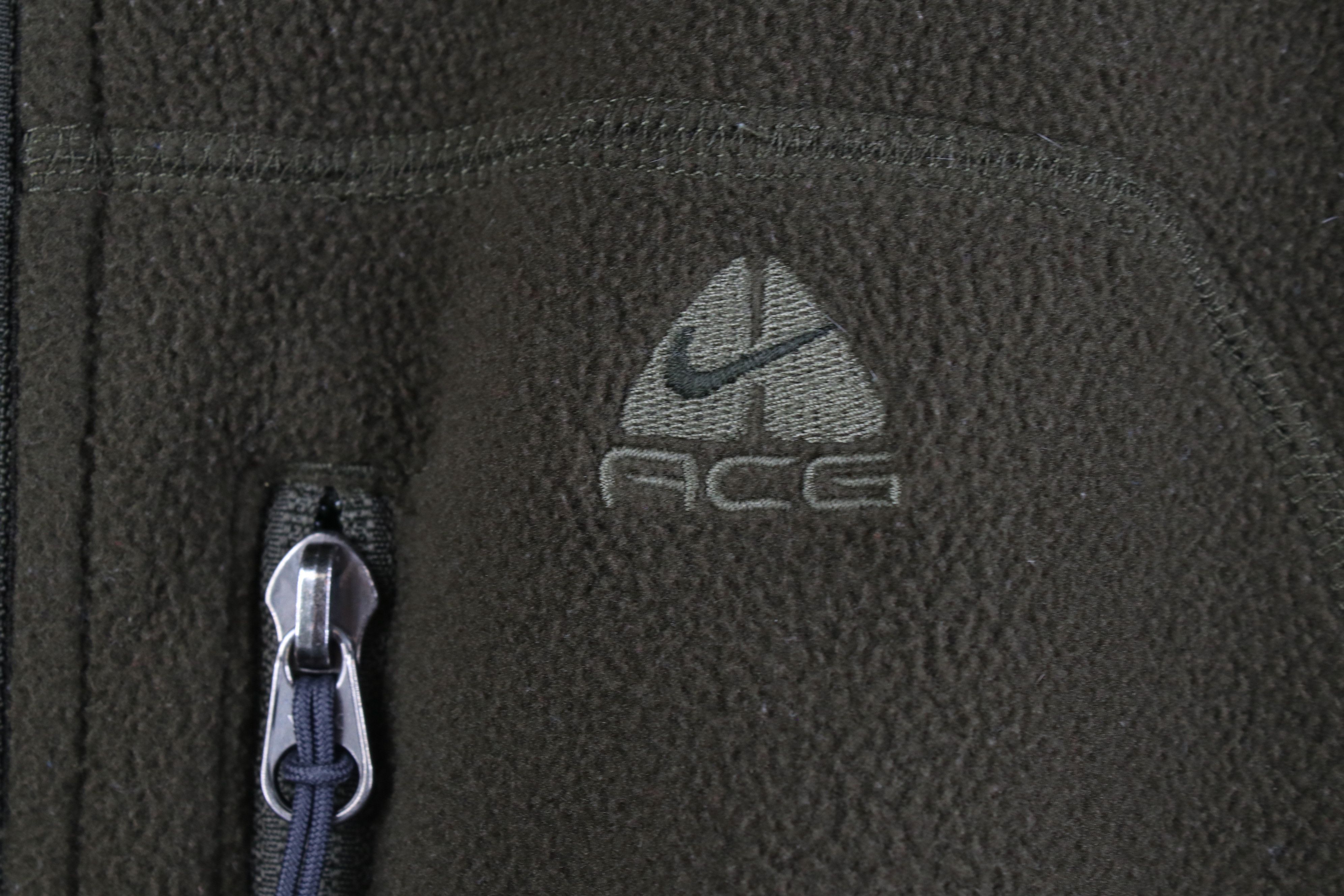 Nike Vintage Y2K Nike ACG Mini Swoosh Fleece Full Zip Jacket Size US L / EU 52-54 / 3 - 4 Thumbnail