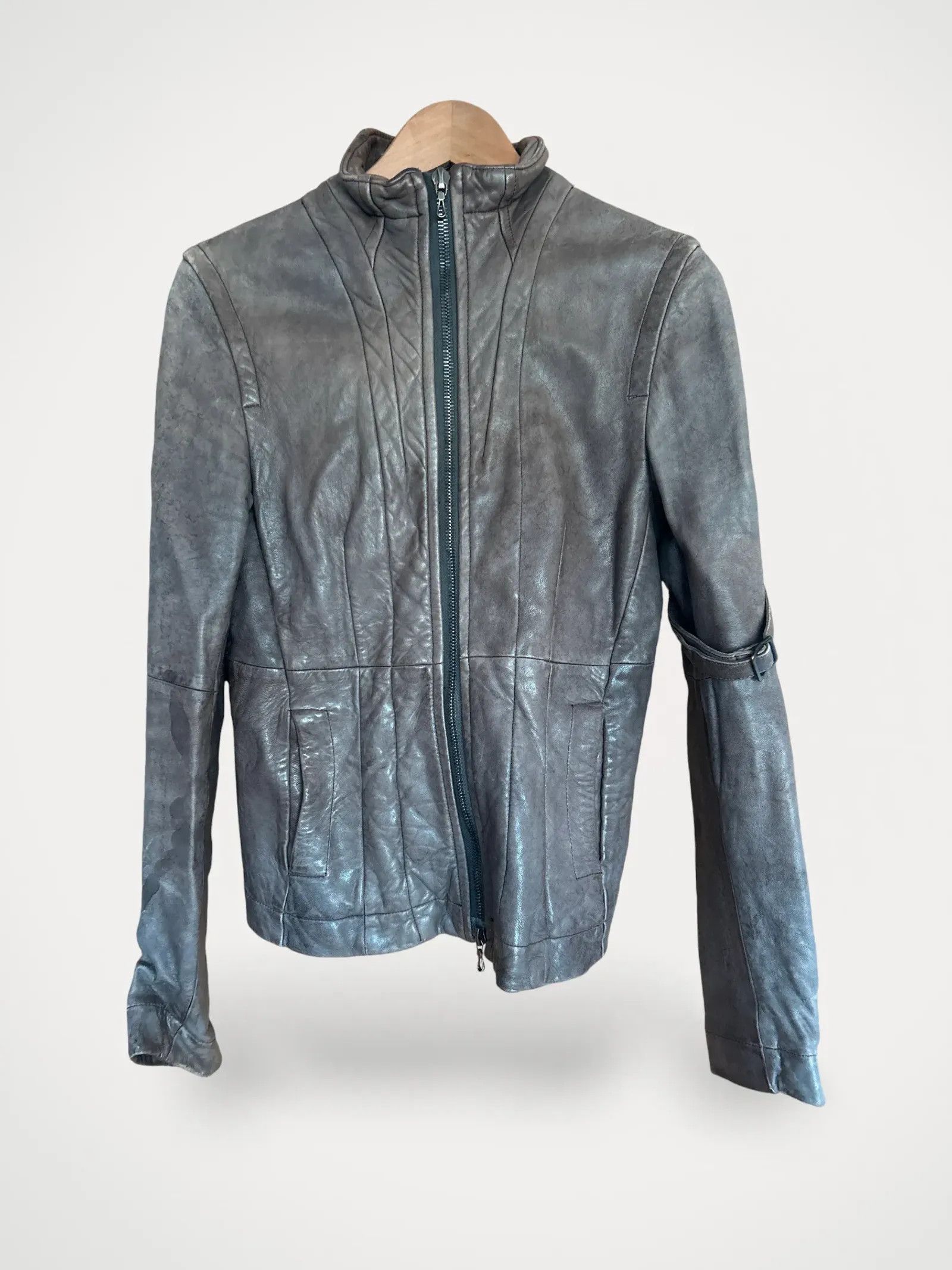 Julius Julius Biker Leather Jacket Size XS / US 0-2 / IT 36-38 - 1 Thumbnail