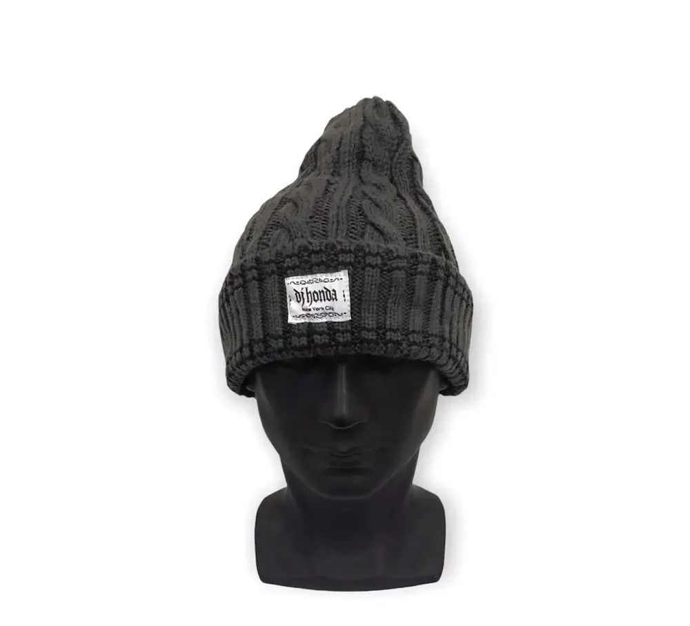 Japanese Brand × Vintage Vintage Dj Honda Plain Knit Beanie Hat Size ONE SIZE - 1 Thumbnail