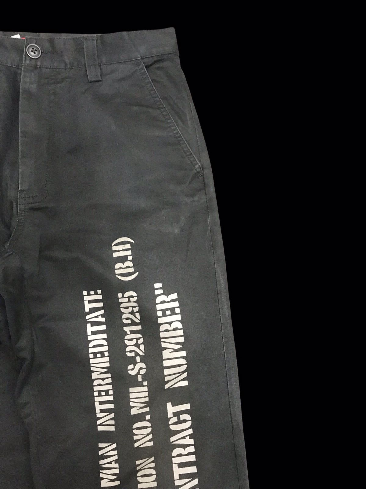 Japanese Brand 💥BAGGY💥291295 Japan Stylish Print Rappers Pant F107 Size US 31 - 2 Thumbnail