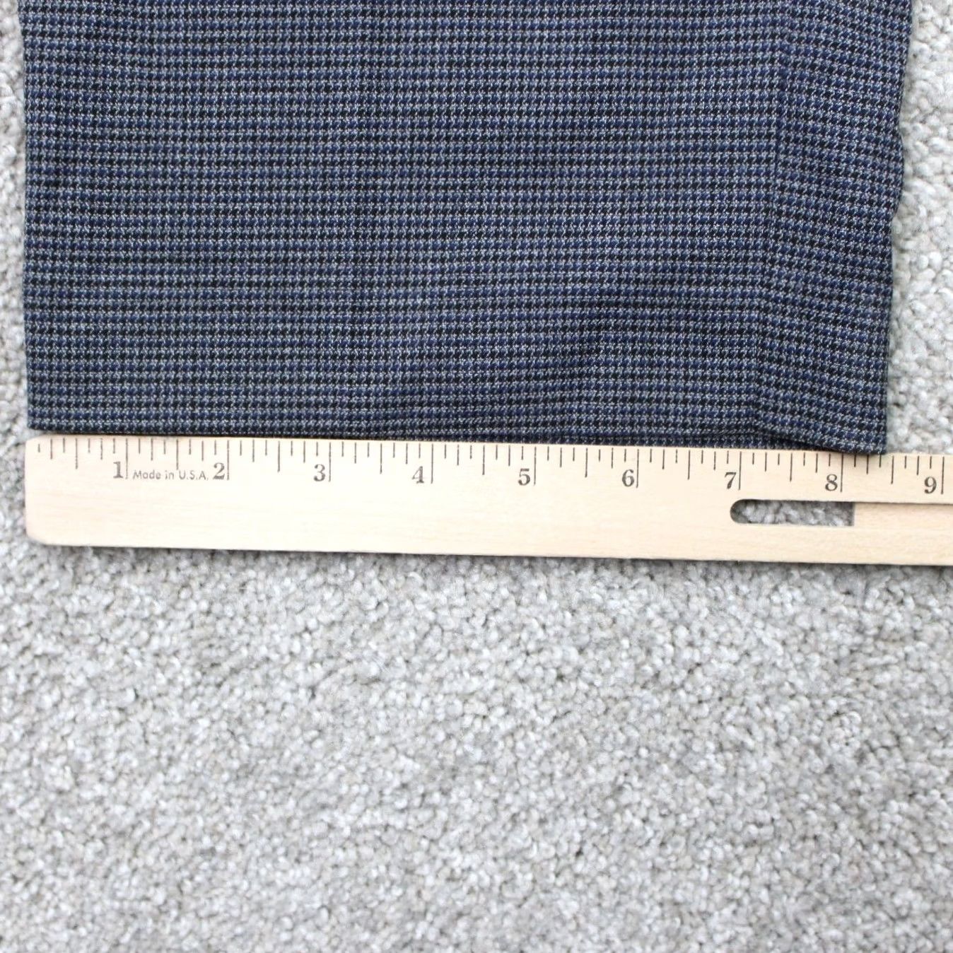 Ralph Lauren LAUREN Ralph Lauren Pants Mens 40x30 Gray Check Flat Front Poly/Viscose Stretch Dress Pants Men Regular Straight 90s Theme Casual Workwear Birthday? Size US 40 / EU 56 - 4 Thumbnail