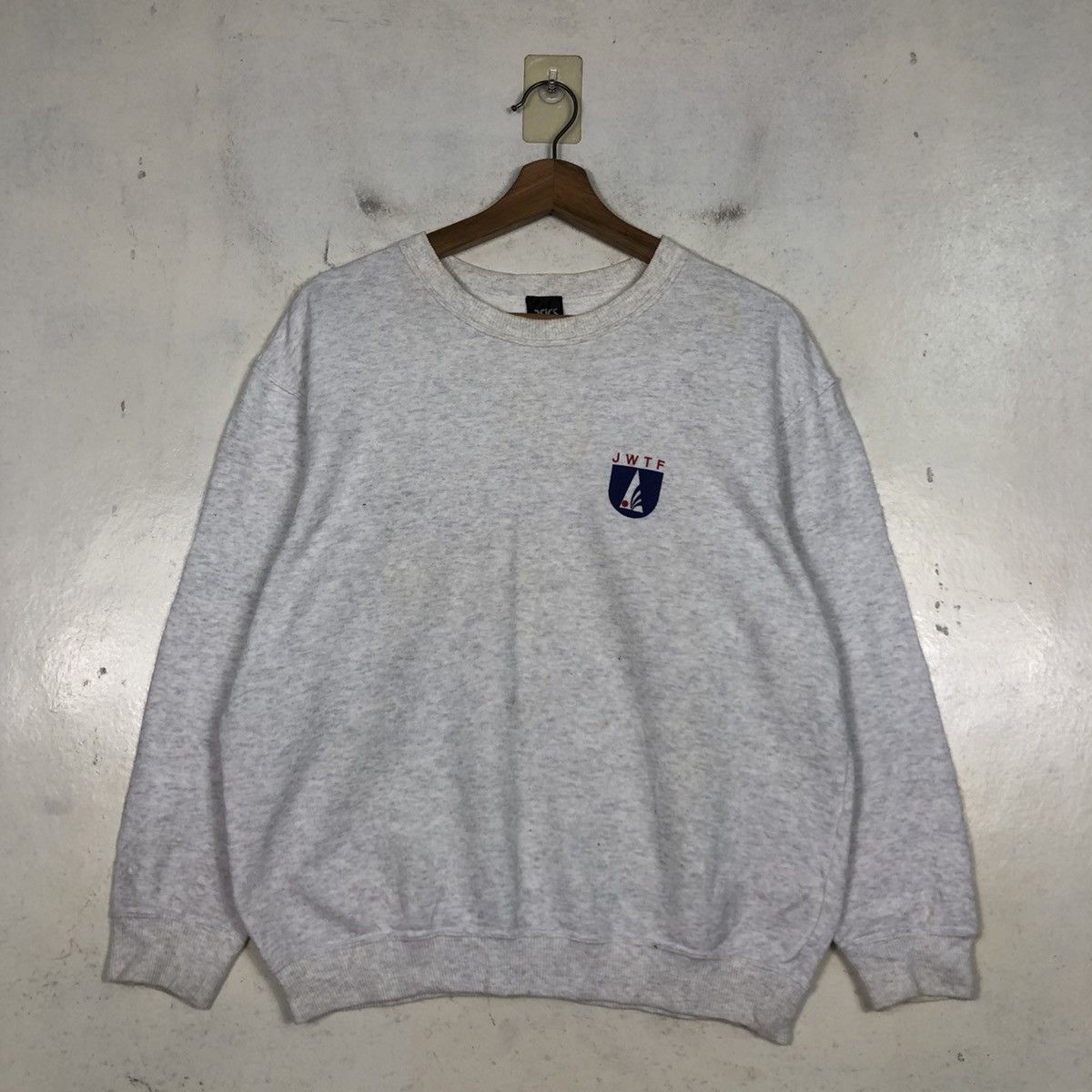 Japanese Brand 📌Vintage Sweatshirt Crewneck Asics Full Print Size US M / EU 48-50 / 2 - 3 Thumbnail