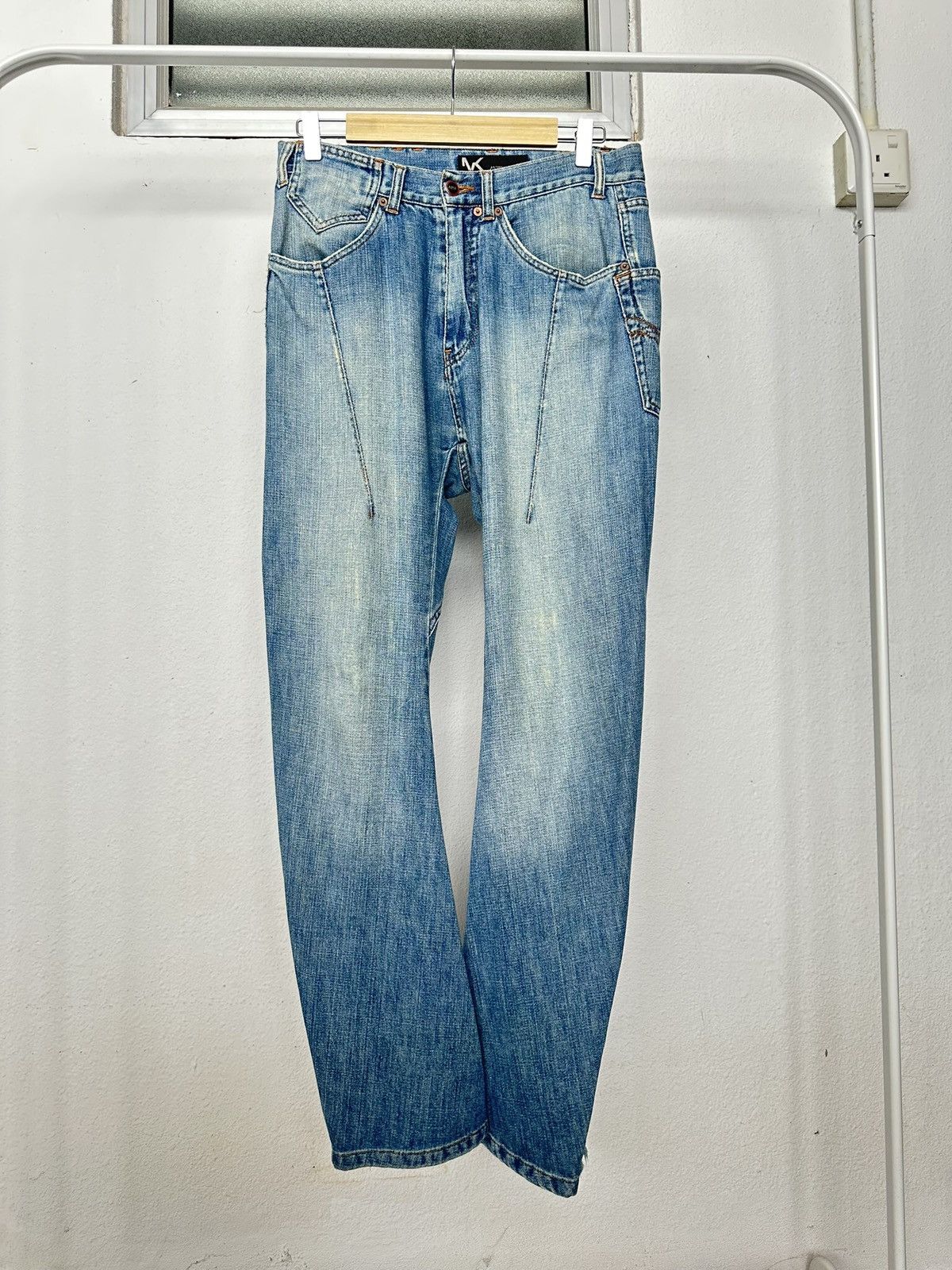 Andrew Mackenzie 00's archive Andrew Mackenzie hybrid distressed denim Size US 31 - 9 Thumbnail