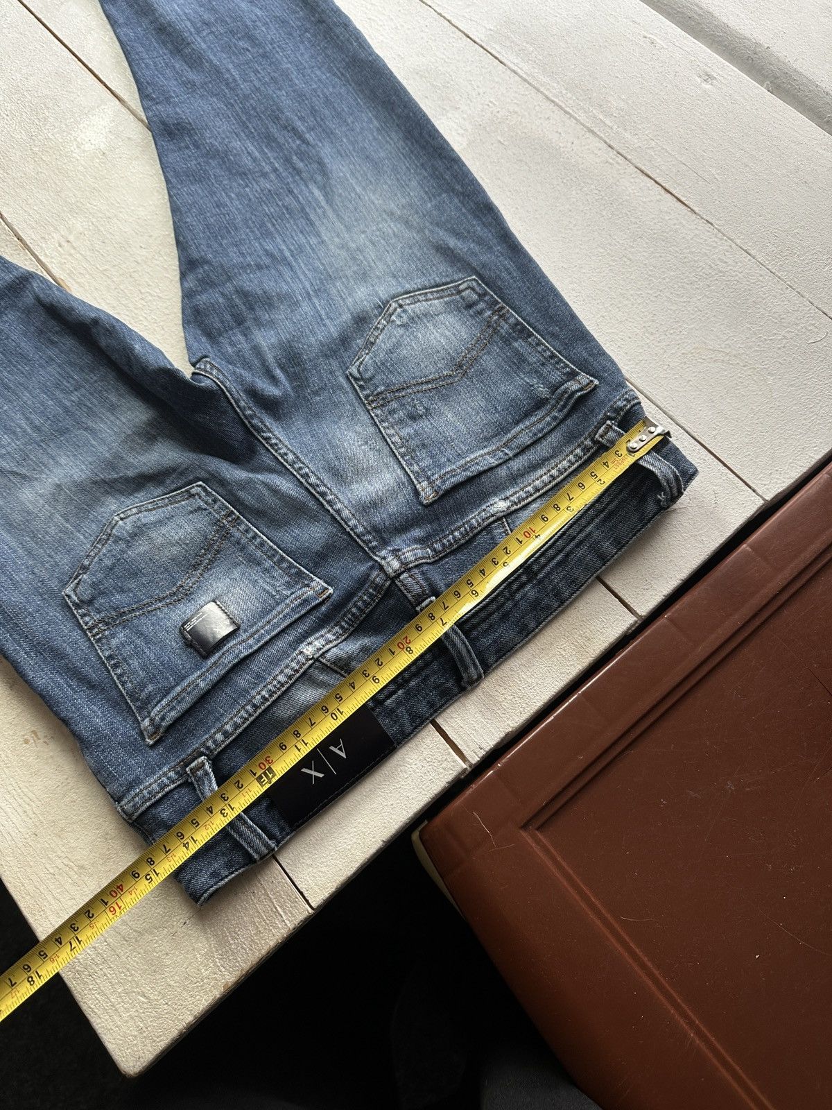 Armani 🚨Gothic Armani Regular Slim relax Flared Jeans Womens Size 30" / US 8 / IT 44 - 15 Thumbnail