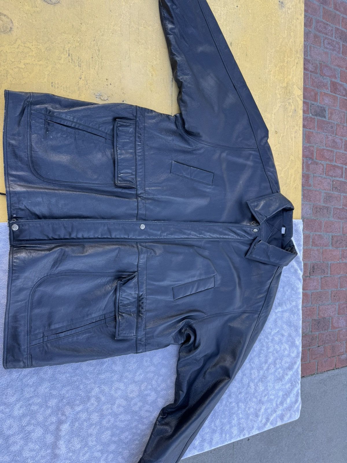 Other Vintage Leather Outdoor Exchange Jacket Size US XXL / EU 58 / 5 - 1 Thumbnail