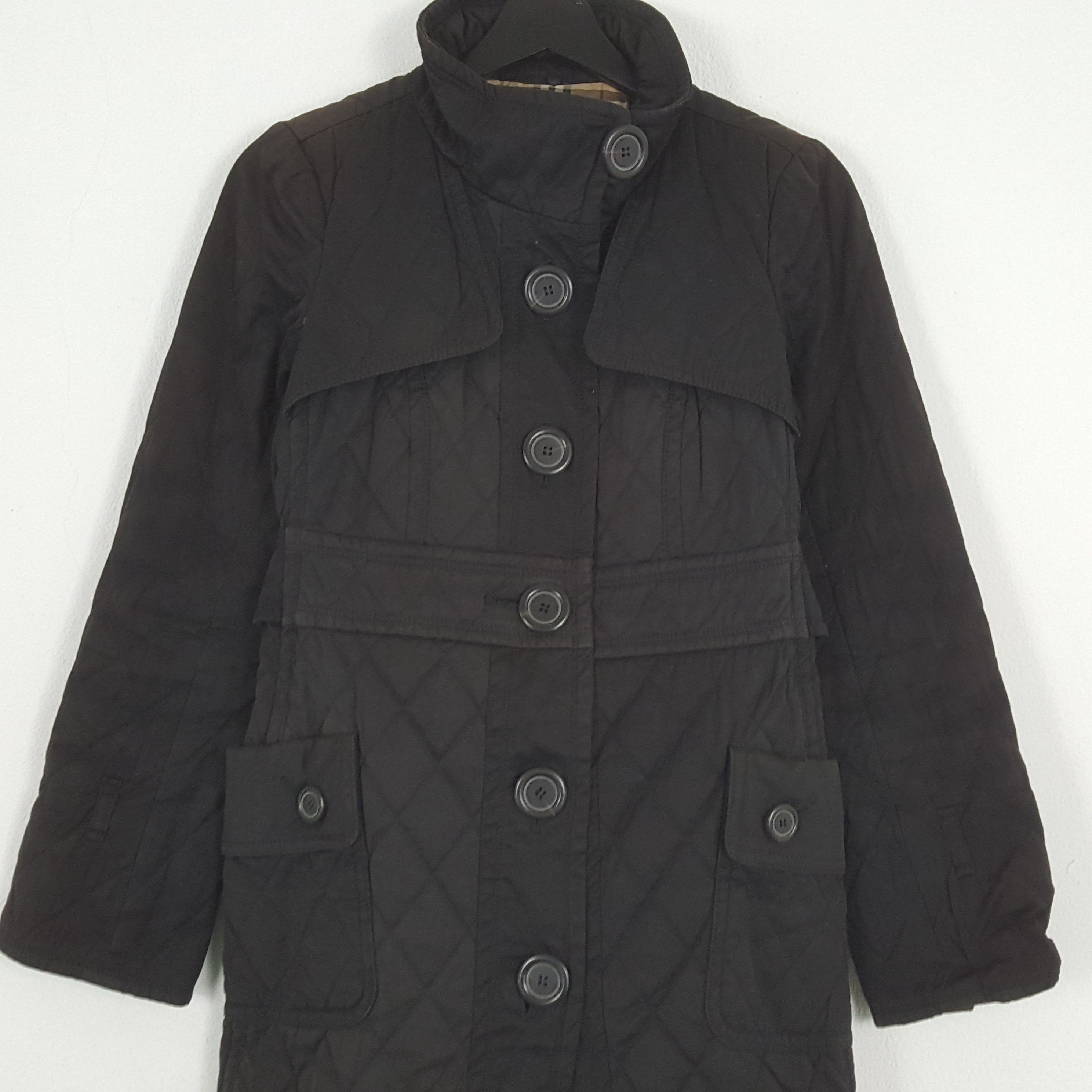 Burberry × Vintage BURBERRY LONDON BLUE LABEL Custom Art Trench Jacket Size XS / US 0-2 / IT 36-38 - 4 Thumbnail