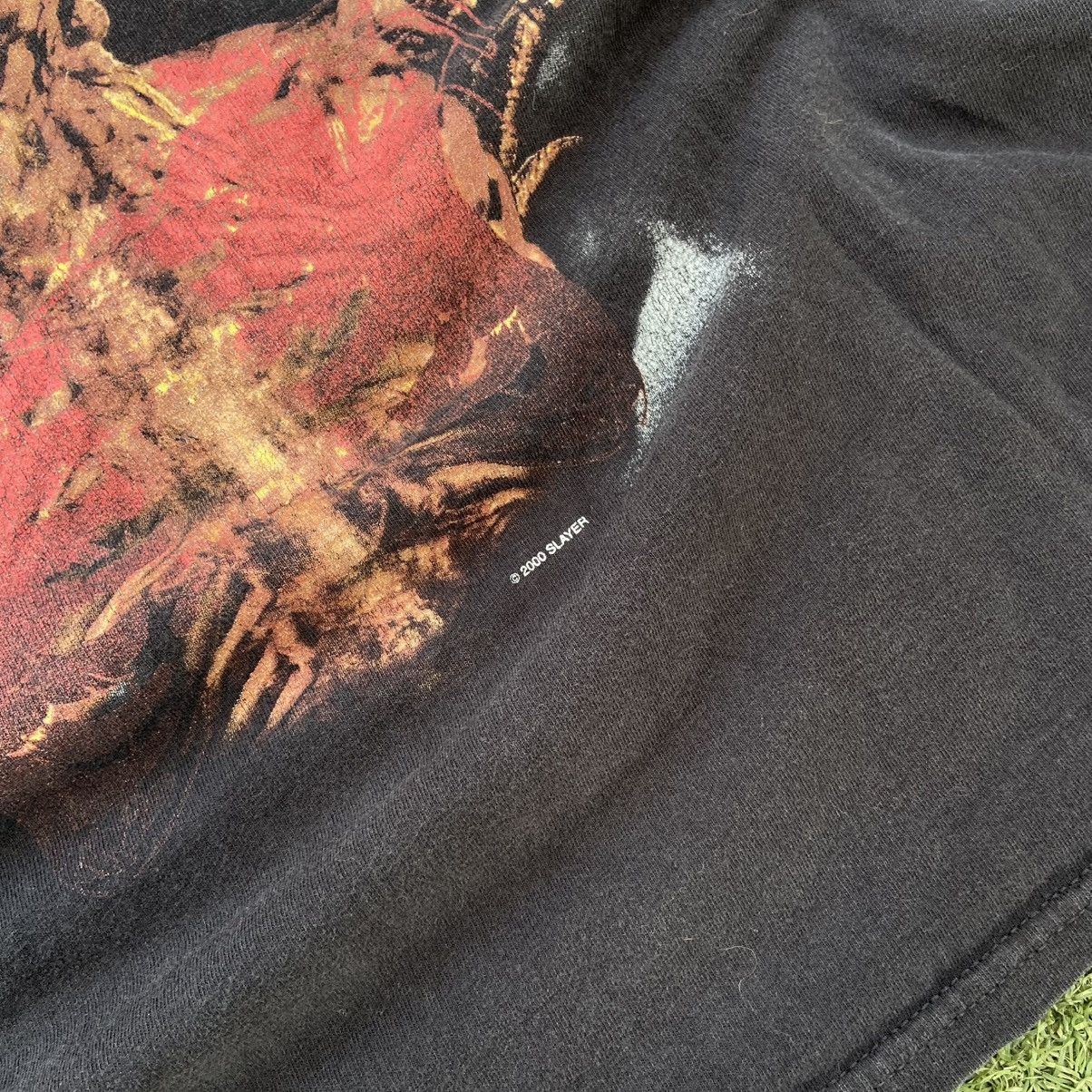 Band Tees × Vintage Vintage 2000 slayer metal rock band graphic t shirt Size US M / EU 48-50 / 2 - 5 Thumbnail