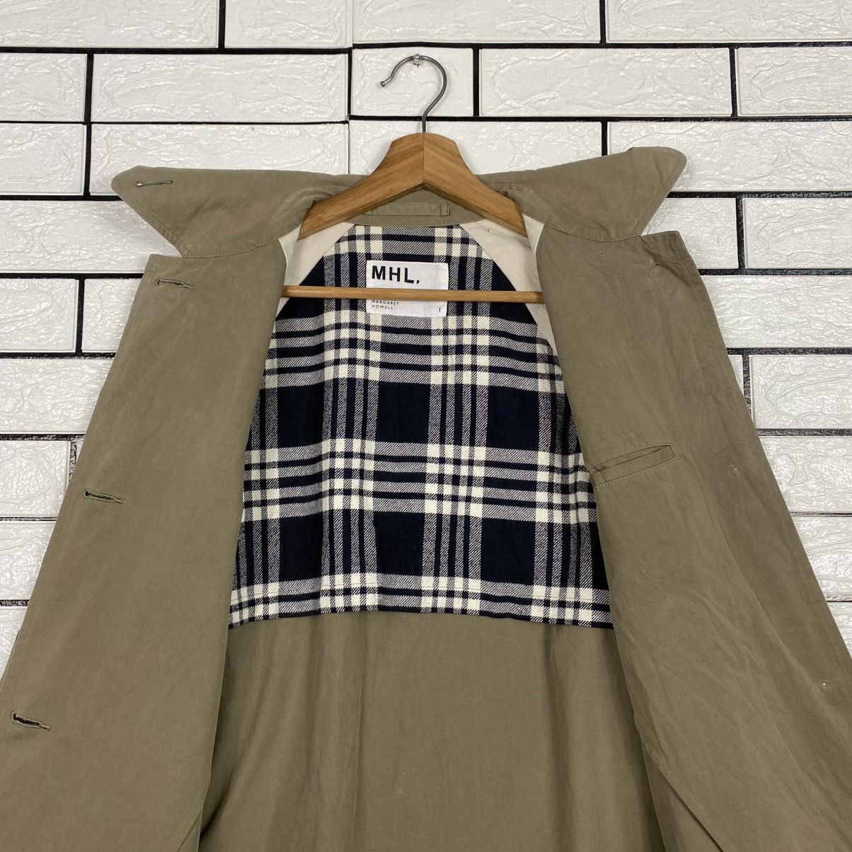 Margaret Howell 🔥VINTAGE LONG JACKET BLANKET TARTAN MHL MARGARET HOWELL Size S / US 4 / IT 40 - 15 Thumbnail