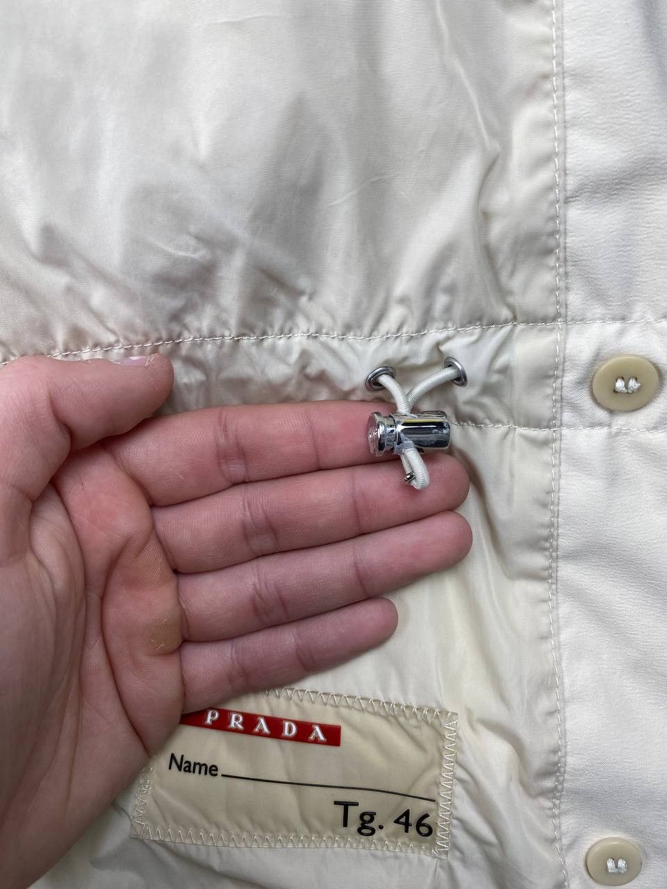 Prada Vintage Prada Windbreaker Wind Stopper Jacket Size L / US 10 / IT 46 - 14 Thumbnail