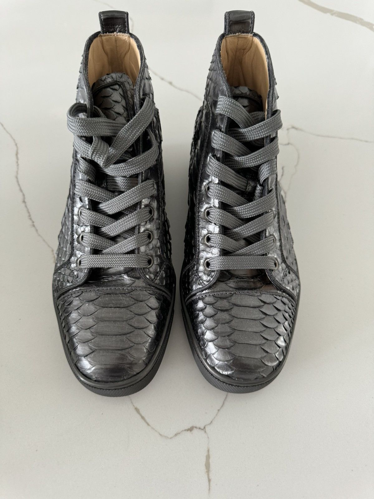 Christian Louboutin Christian Louboutin Python Sneaker Size US 7 / EU 40 - 1 Thumbnail