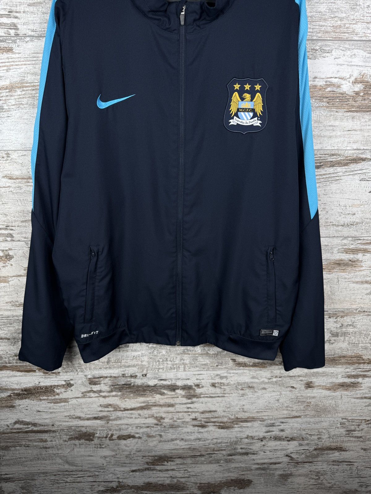 Nike Mens Vintage Nike Manchester City Track Jacket olympic rare Size US XL / EU 56 / 4 - 3 Thumbnail