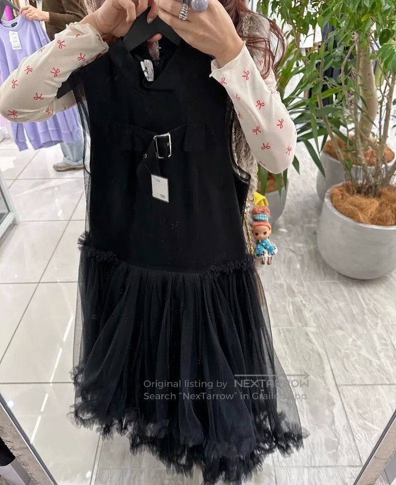 Comme des Garcons Comme Des Garcons Black Mesh Dress, Size S Size S / US 4 / IT 40 - 2 Thumbnail