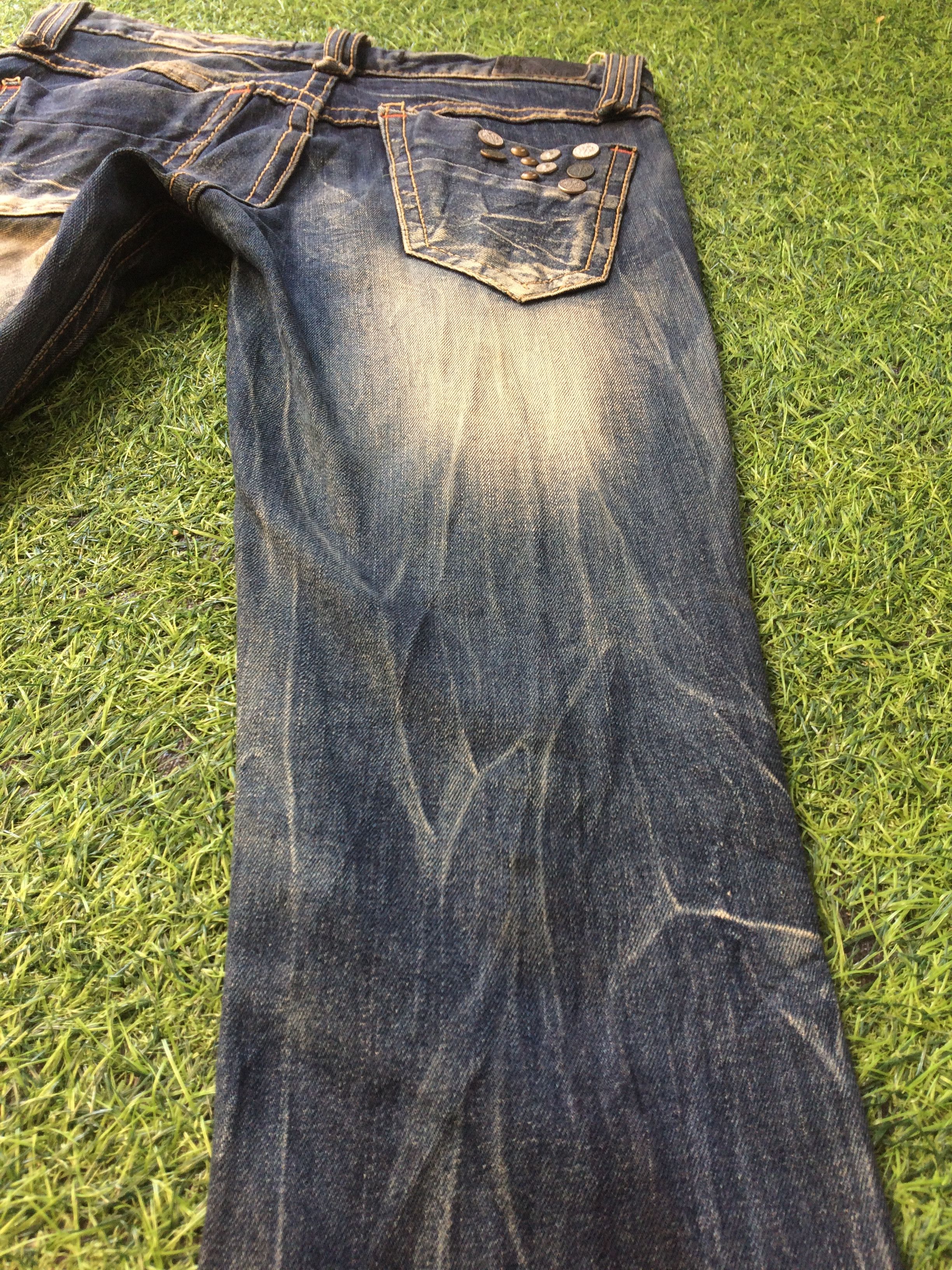 Japanese Brand Low Waist Lolita Japanese Jeans #D-590 Size 28" / US 6 / IT 42 - 8 Thumbnail