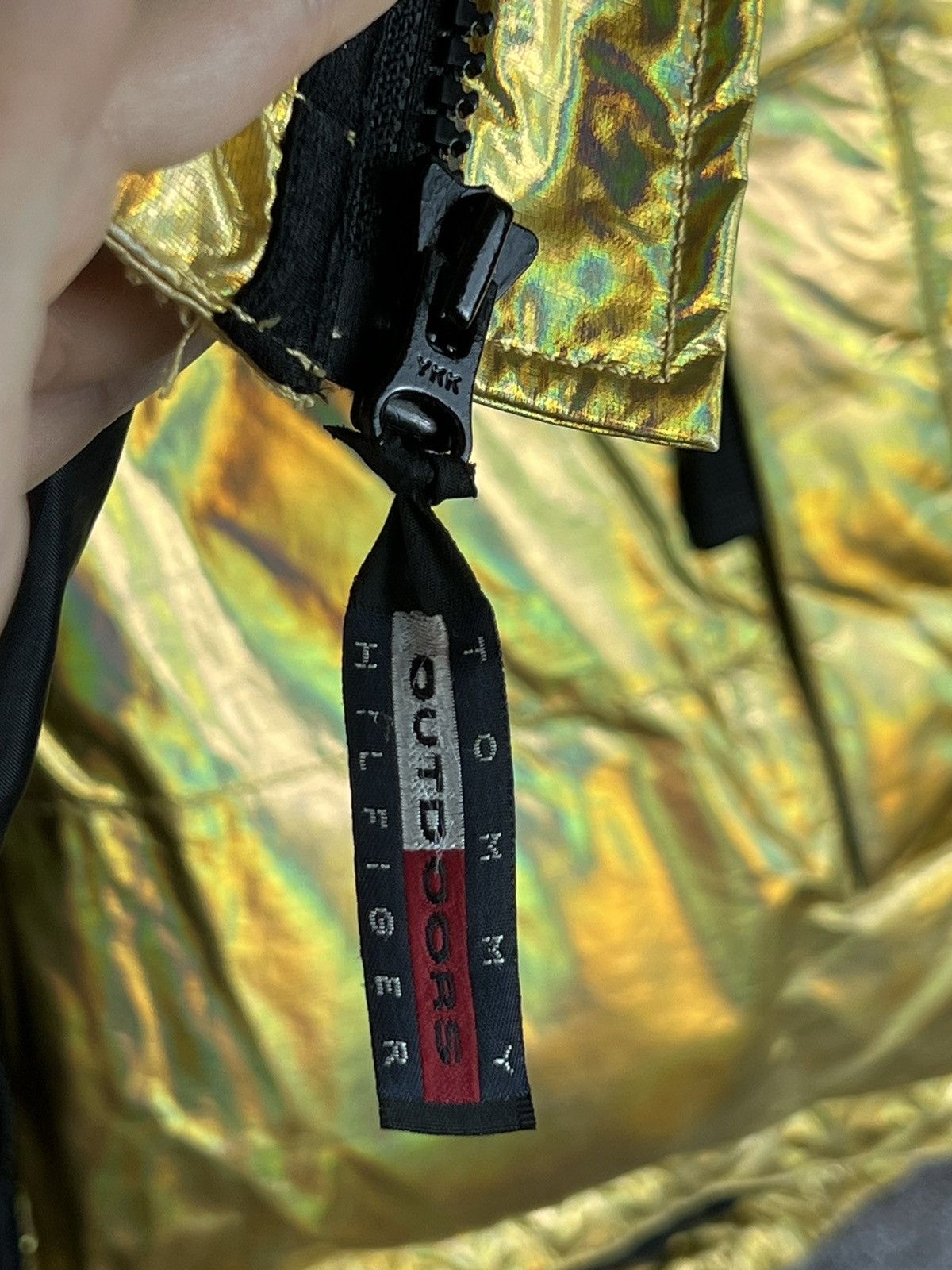 Tommy Hilfiger Tommy Hilfiger Rainbow Gold Puffer Jacket Expedition XL Size US XL / EU 56 / 4 - 8 Thumbnail