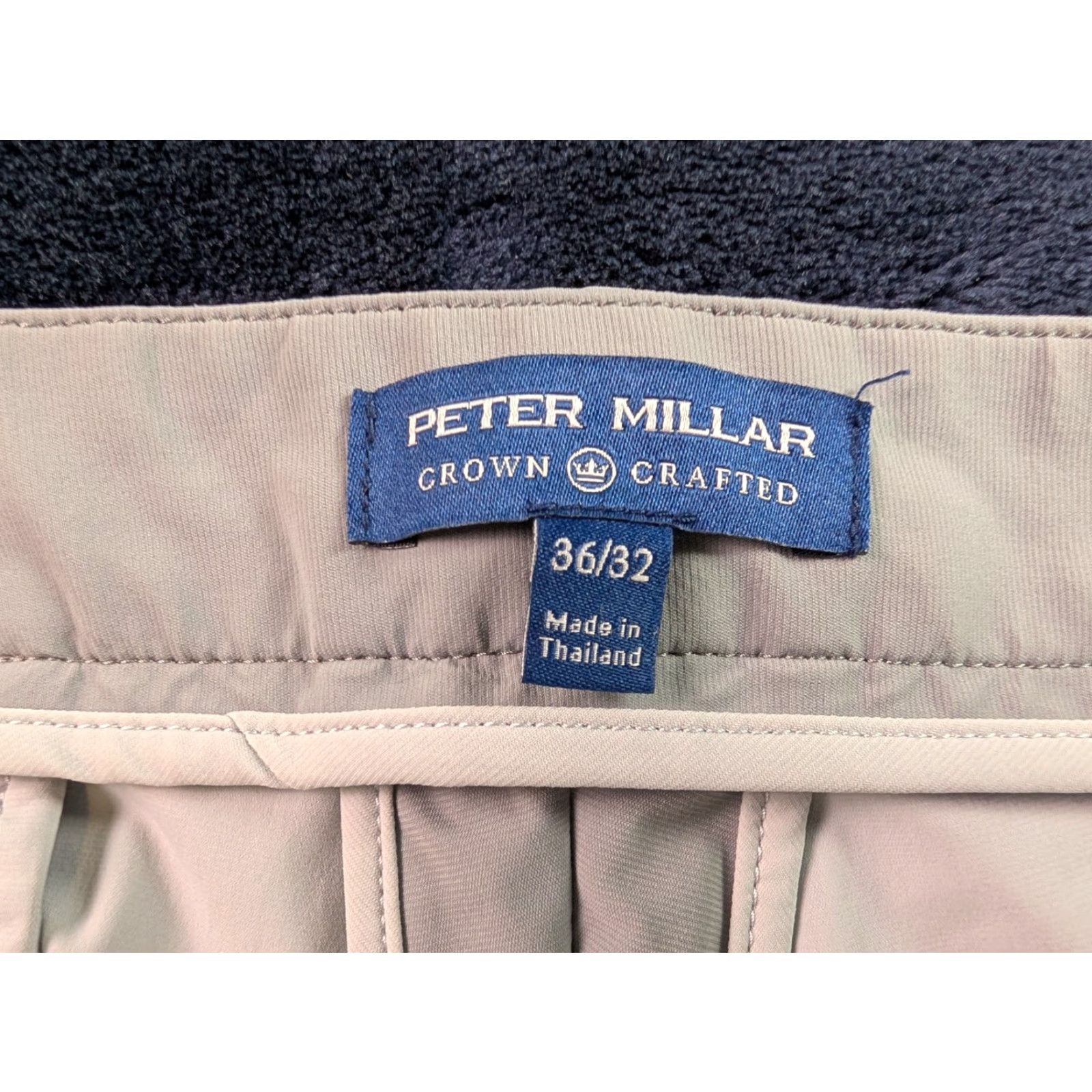 Peter Millar Peter Millar Blade Performance Ankle Sport Golf Pants Mens 36 Gray Short Inseam 30 Regular" Size US 36 / EU 52 - 4 Thumbnail