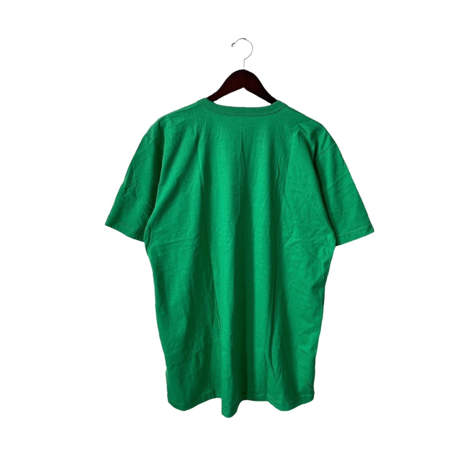 Russell Athletic VINTAGE Russell Athletic Henley T-Shirt Men's 3XL Green NWOT Deadstock USA 90s Baseball Tee Short Sleeve Two-Button Placket Eagle Patch Mens Shirt Size US XXL / EU 58 / 5 - 5 Thumbnail
