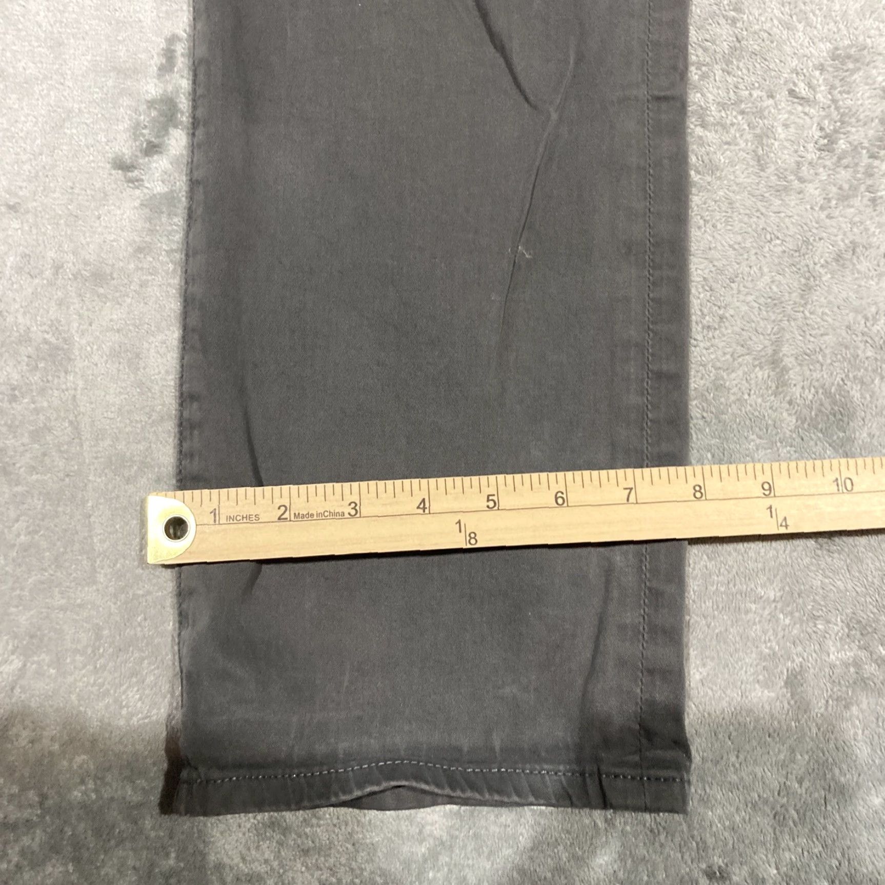 Vintage AG Adriano Goldschmied Pants Gray The Graduate Tailored Leg Stretch Men 34x33 34x34 Straight Khakis Pockets Casual Vintage No Size US 34 / EU 50 - 7 Thumbnail