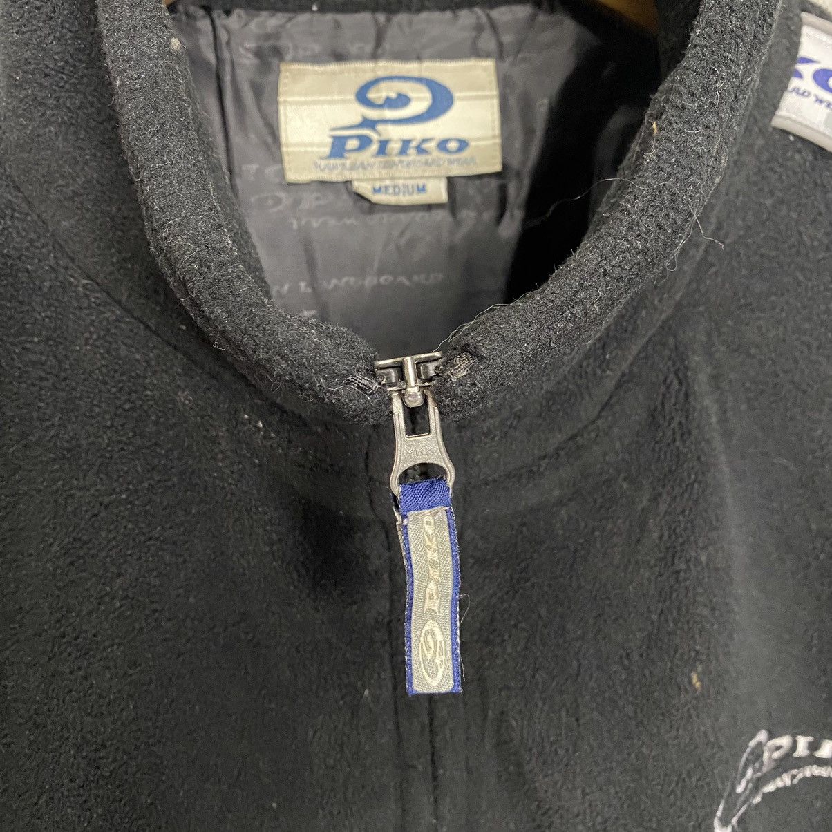 Japanese Brand Piko side tape reflect fleece zipper jacket Size US M / EU 48-50 / 2 - 9 Thumbnail