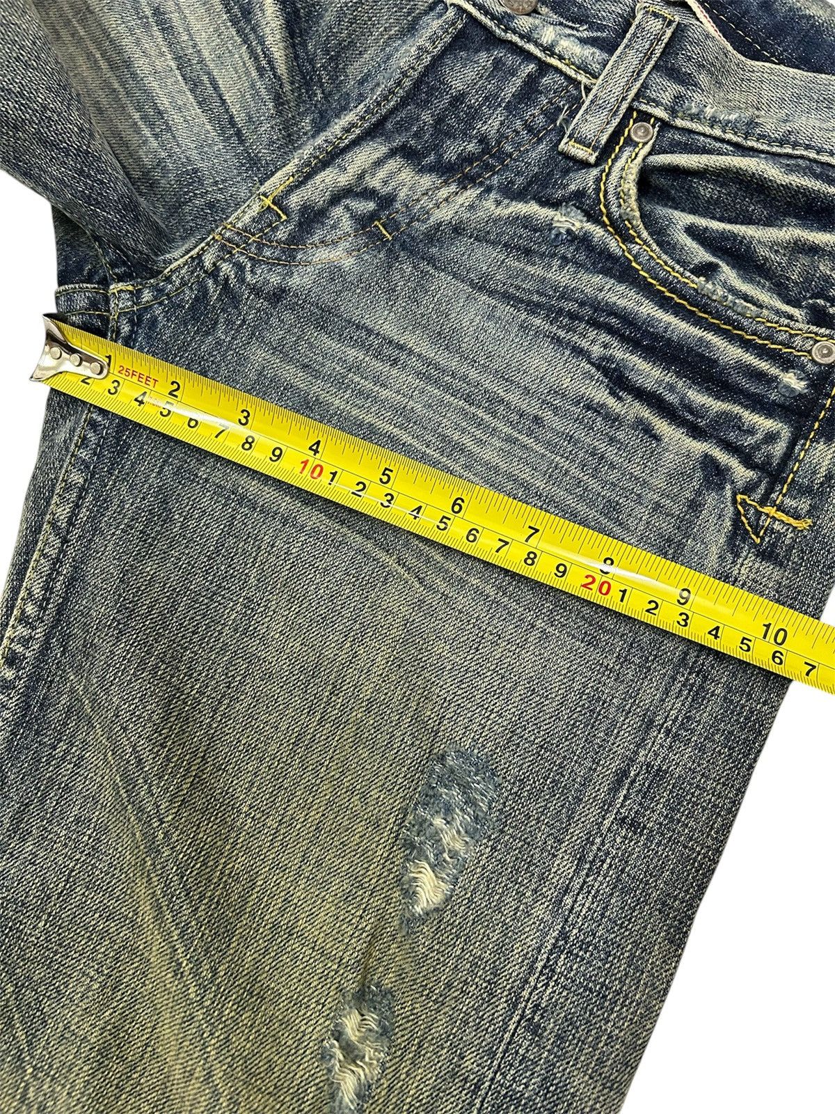 Japanese Brand Vintage Japanese Sweetcamel Distressed Selvedge Women Jeans Size US 29 - 22 Thumbnail