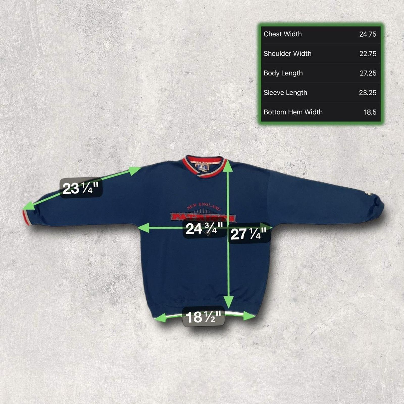 Starter Starter x NFL (Vintage) 90’s New England Patriots Sweatshirt Size US XL / EU 56 / 4 - 6 Thumbnail