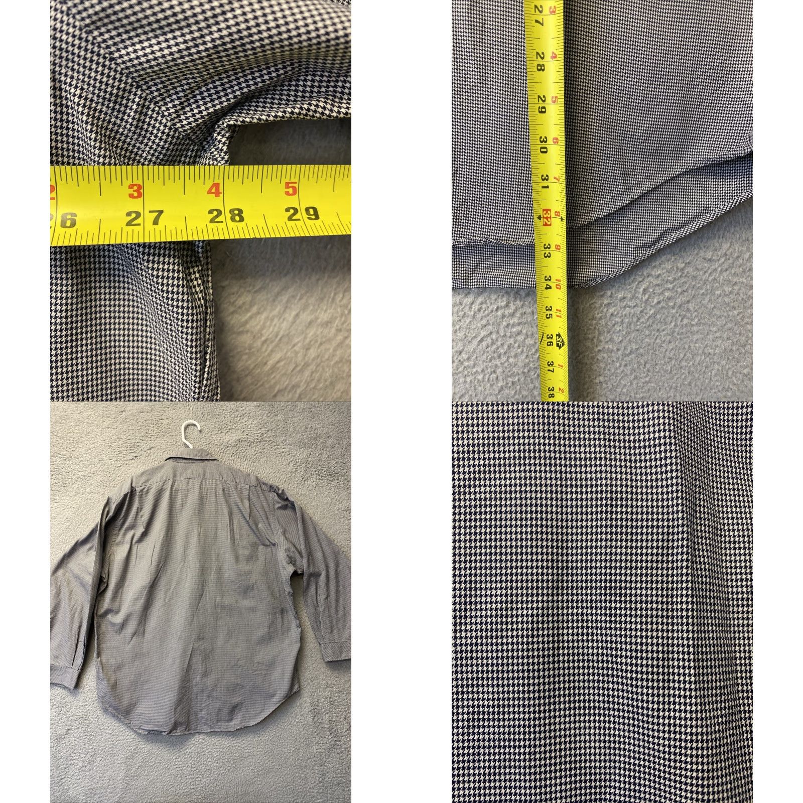 Polo Ralph Lauren Polo Ralph Lauren Dress Shirt Men XL Black White Check Button-Up Long Sleeve Button-Down Size 46R - 8 Thumbnail