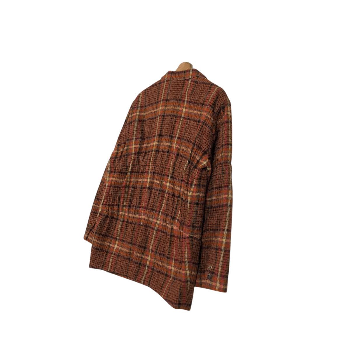 Issey Miyake 🔥VINTAGE ISSEY MIYAKE WOOL CHORE JACKET TARTAN DESIGN Size US M / EU 48-50 / 2 - 12 Thumbnail