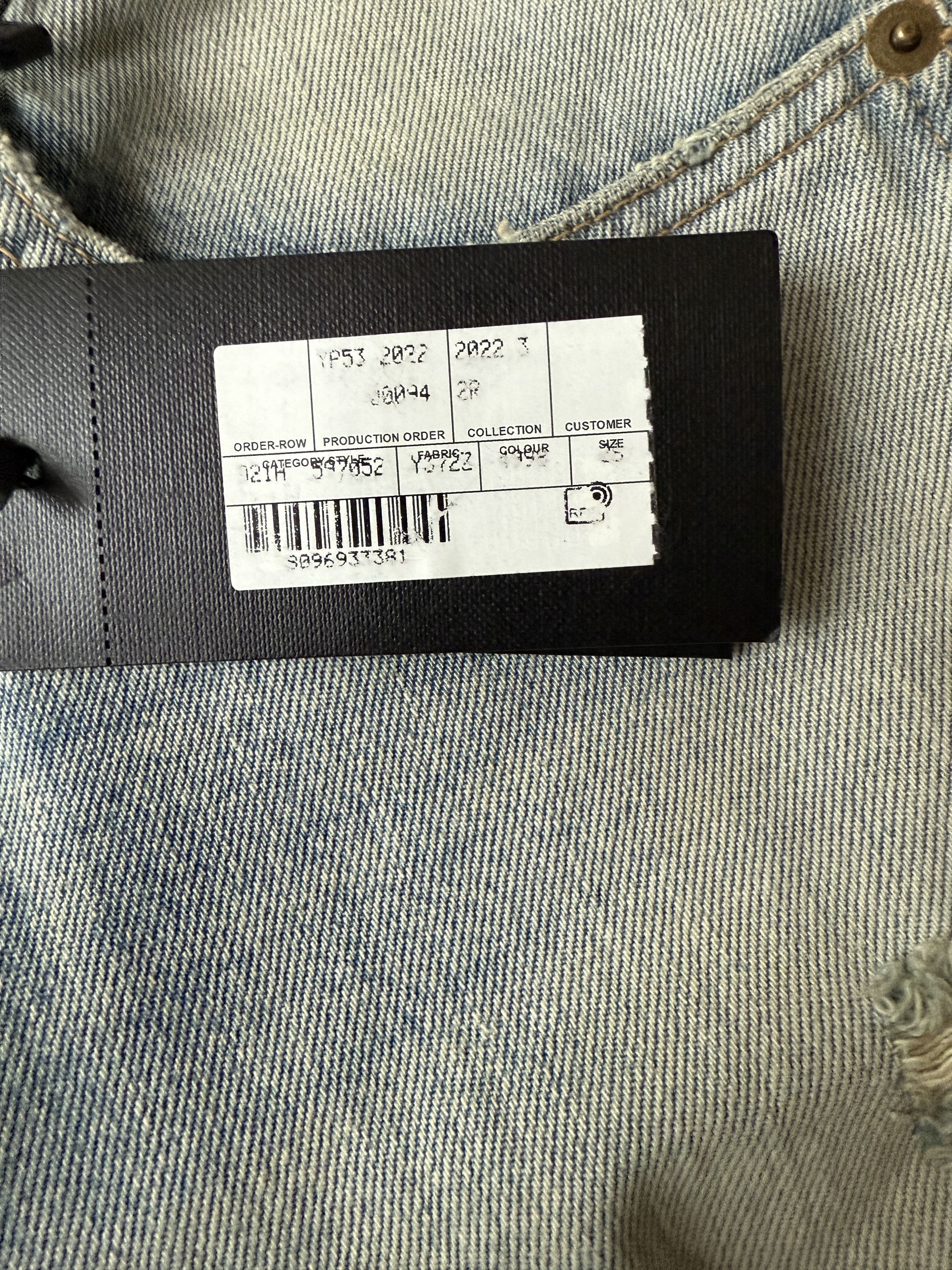 Saint Laurent Paris Saint Laurent Light Fall Blue Slim Fit Jeans Size US 28 / EU 44 - 7 Thumbnail