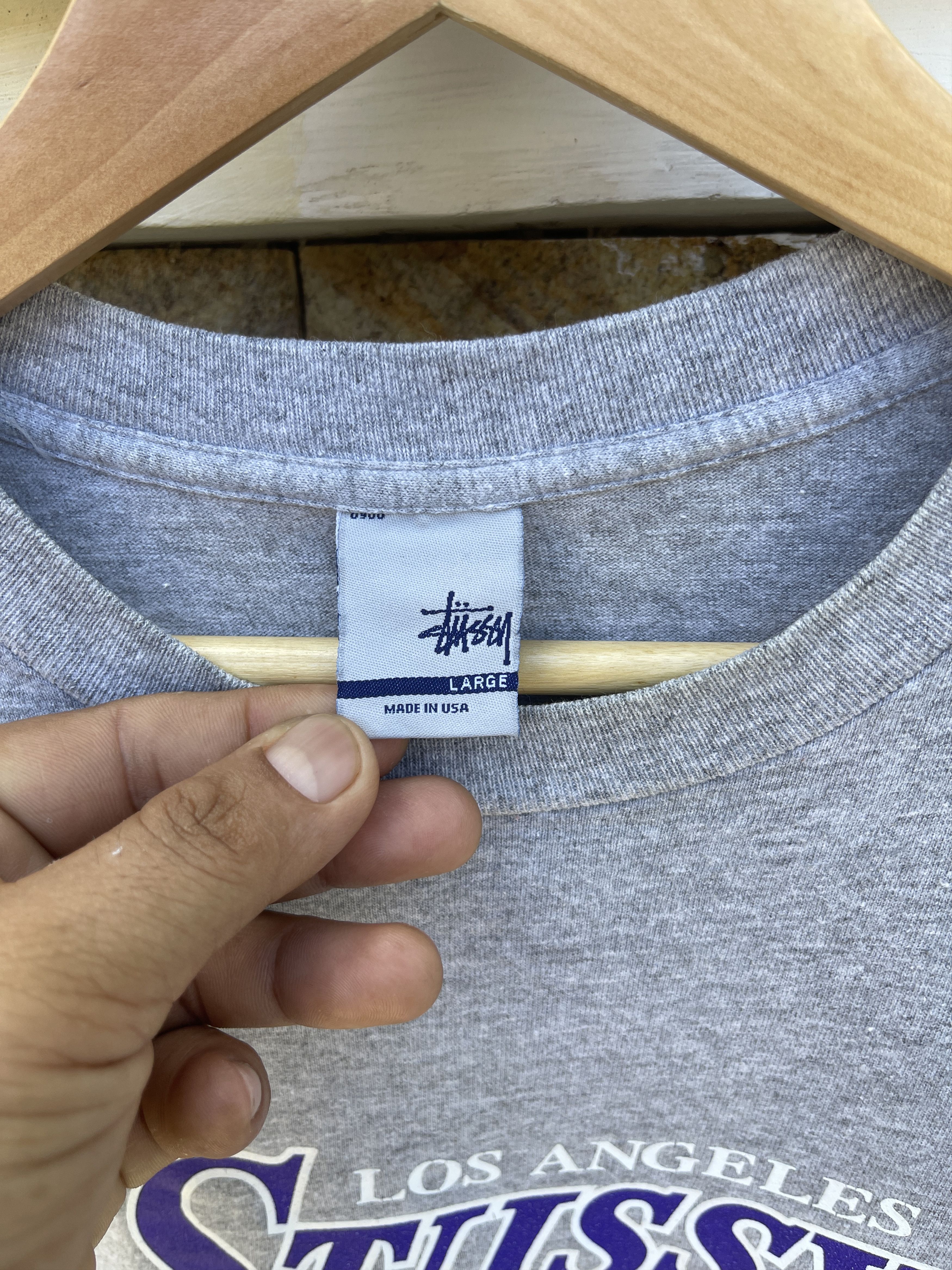 Stussy Rare🔥Vintage 90s Stussy Los Angeles T-Shirt Size US M / EU 48-50 / 2 - 5 Thumbnail