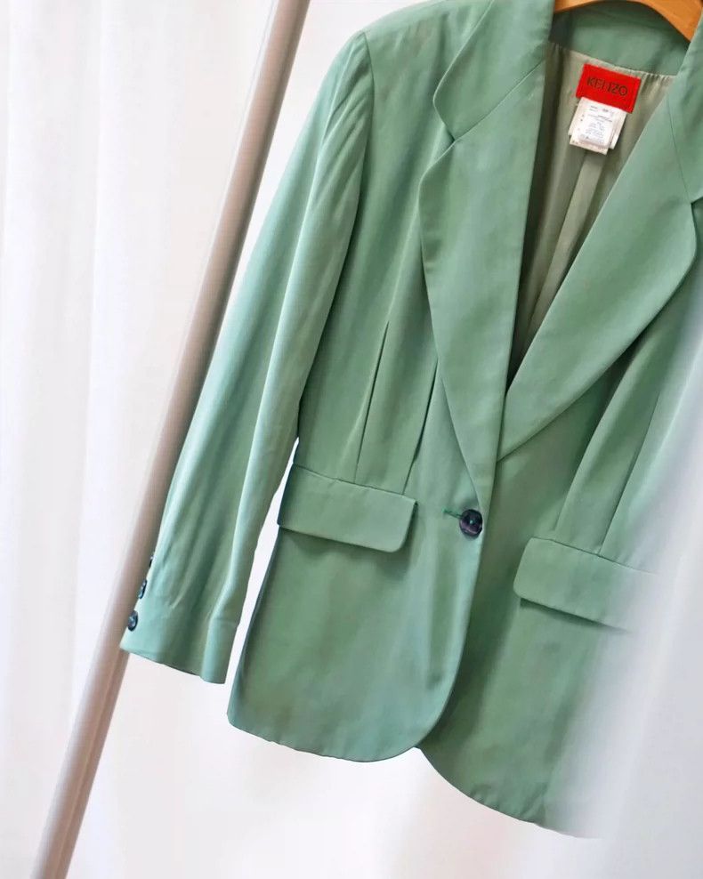 Kenzo KENZO Round collar silk suit Size XS / US 0-2 / IT 36-38 - 3 Thumbnail