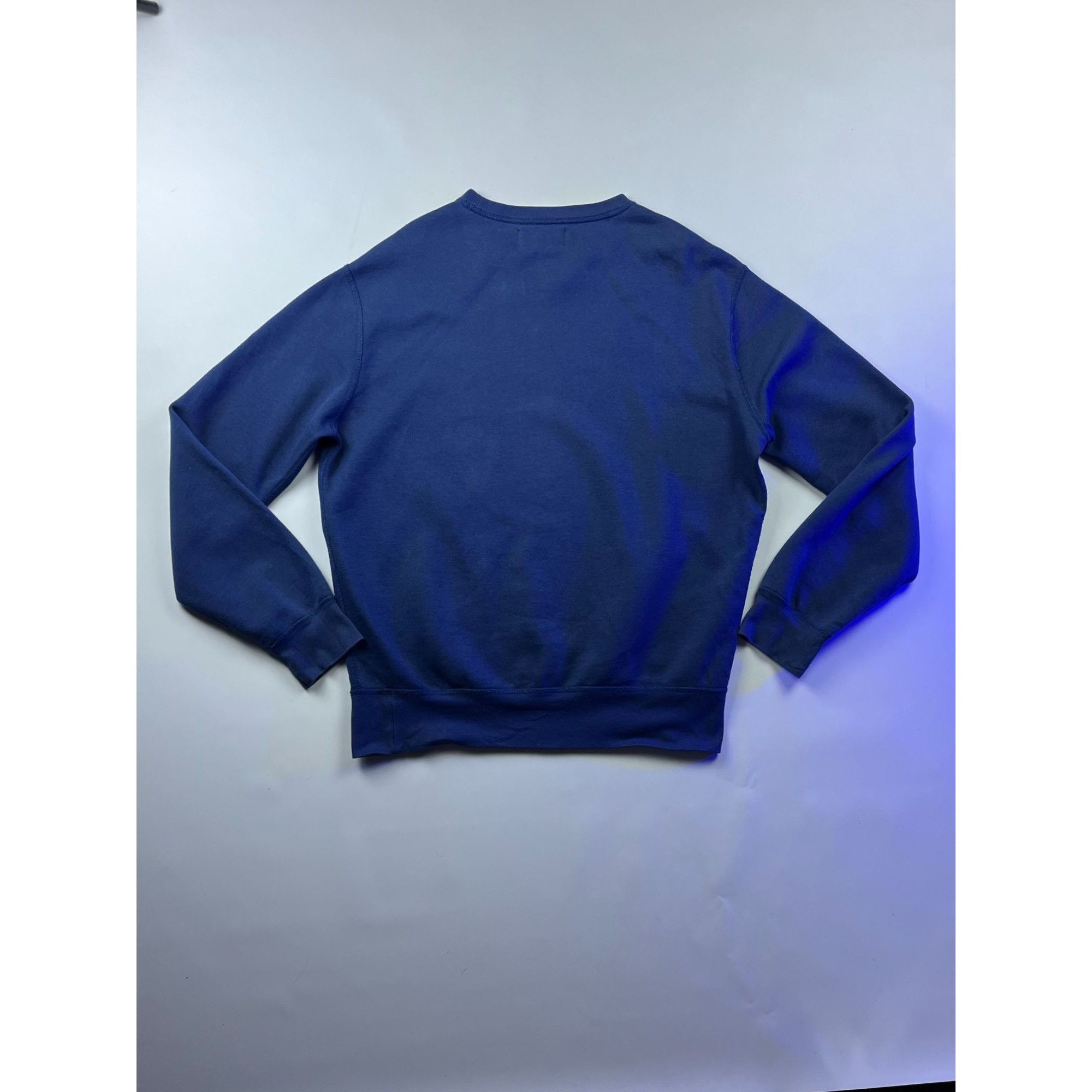 Ralph Lauren × Vintage Polo Ralph Lauren Navy Blue Crewneck Sweatshirt Size US M / EU 48-50 / 2 - 2 Thumbnail