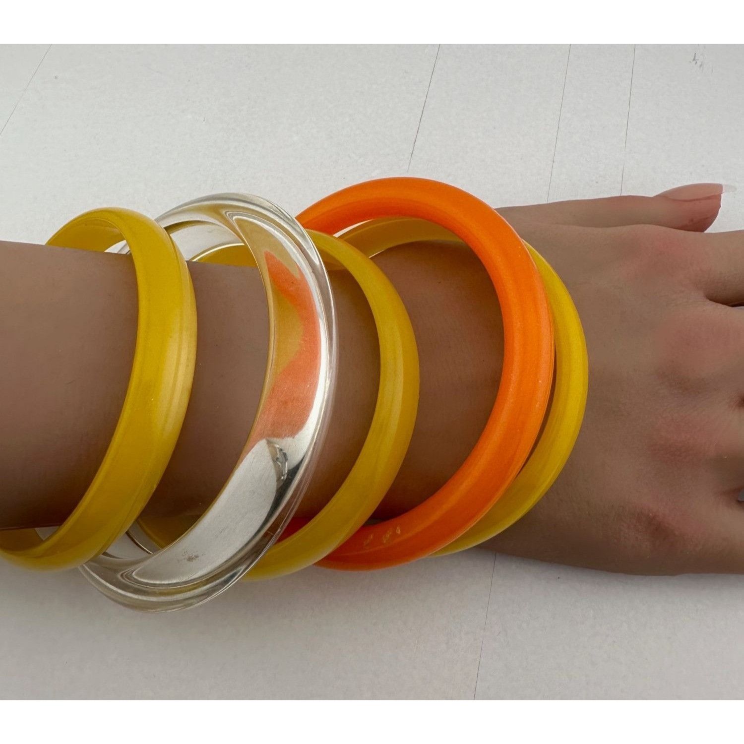 Other Vintage Jewelry Set of 7 Women's Bracelets/Bangle Bracelets Size ONE SIZE - 15 Thumbnail