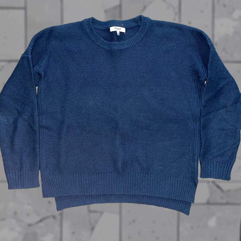 Madewell Madewell Blue Crew Neck Sweater Womens S Size S / US 4 / IT 40 - 1 Thumbnail