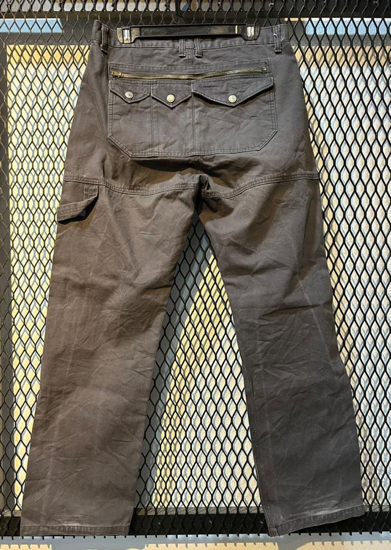 image of Vintage Mackdaddy Carpenter Triple Single Back Pocket Denim in Grey, Men's (Size 34)