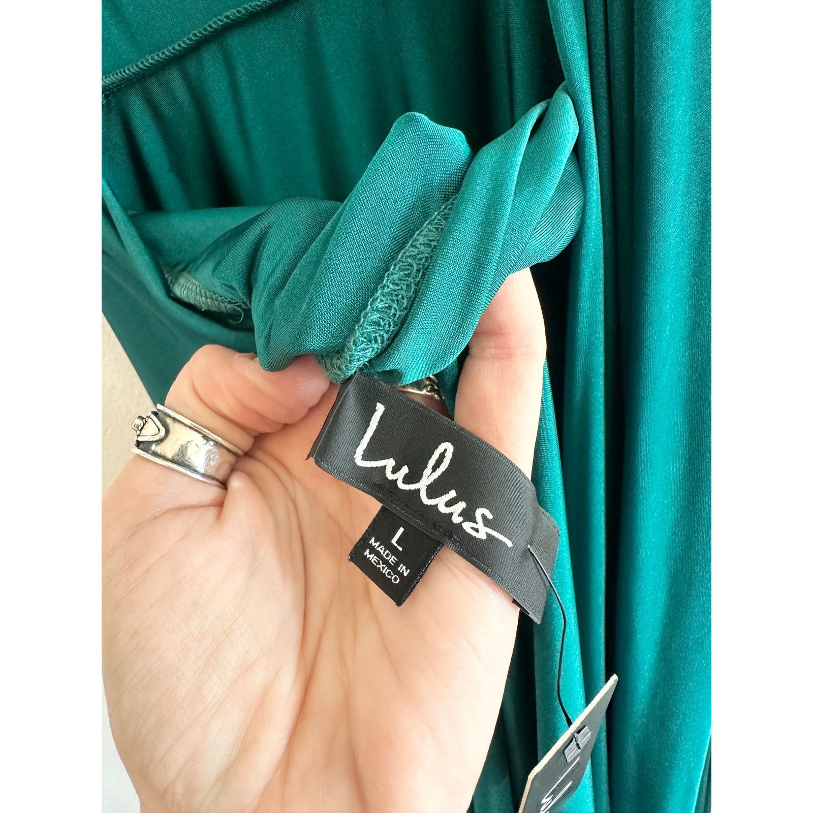 Other Lulu’s Dark Teal Convertible Strap Gown size Large Size L / US 10 / IT 46 - 11 Thumbnail