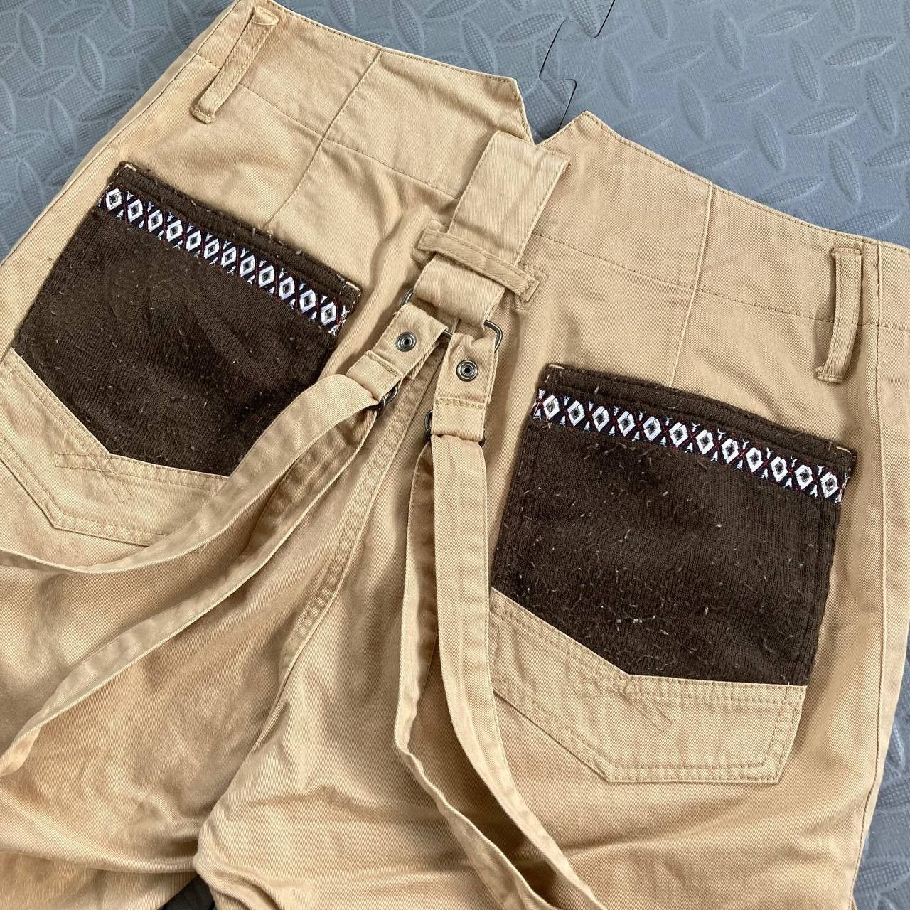 PPFM 2000’s Suspenders Chino Dungarees Pants Size US 31 - 6 Thumbnail