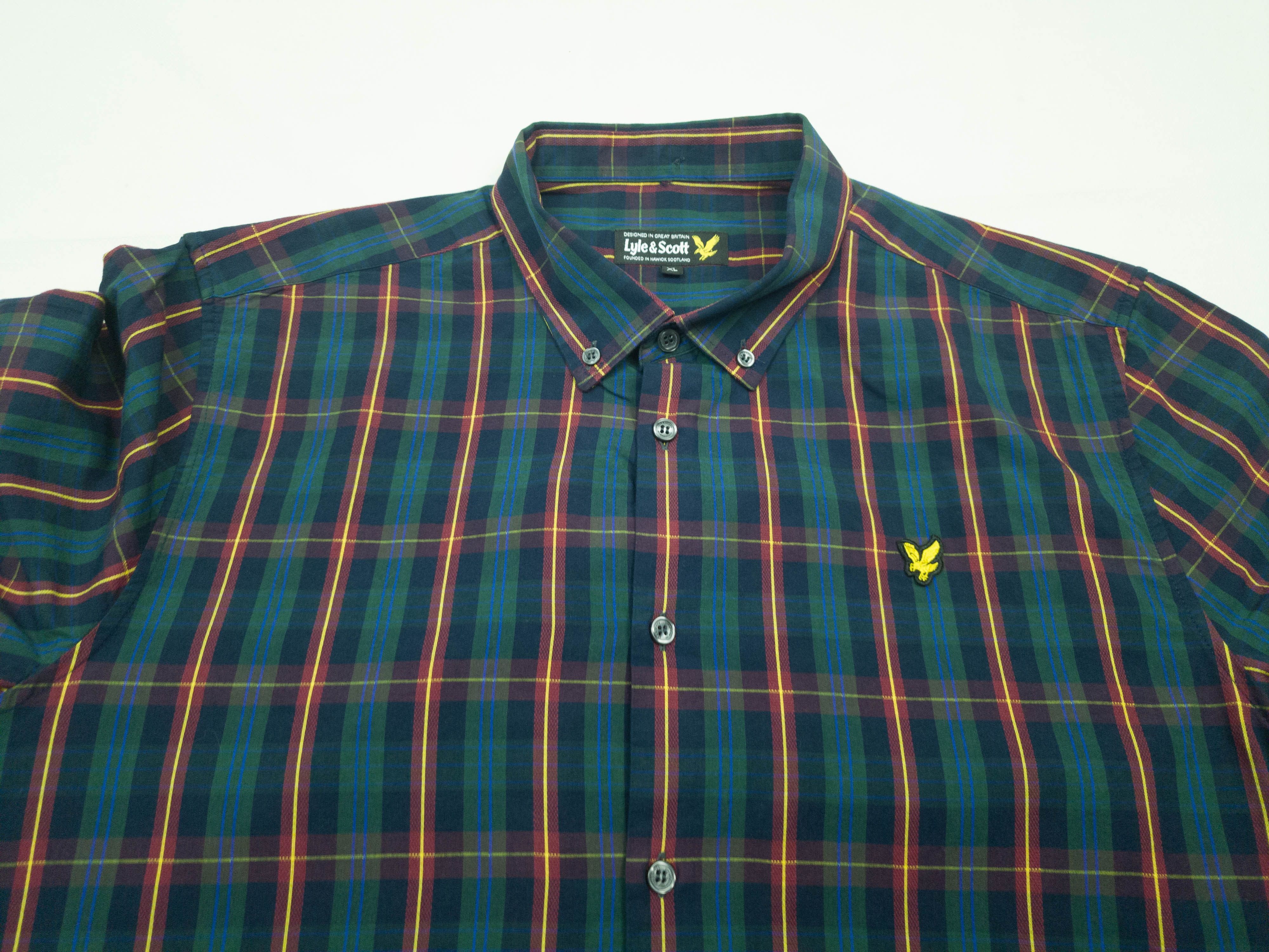 Lyle & Scott -- MENS Lyle & Scott SHIRT SHORT SLEEVE COTTON SIZE XL Size US XL / EU 56 / 4 - 4 Thumbnail